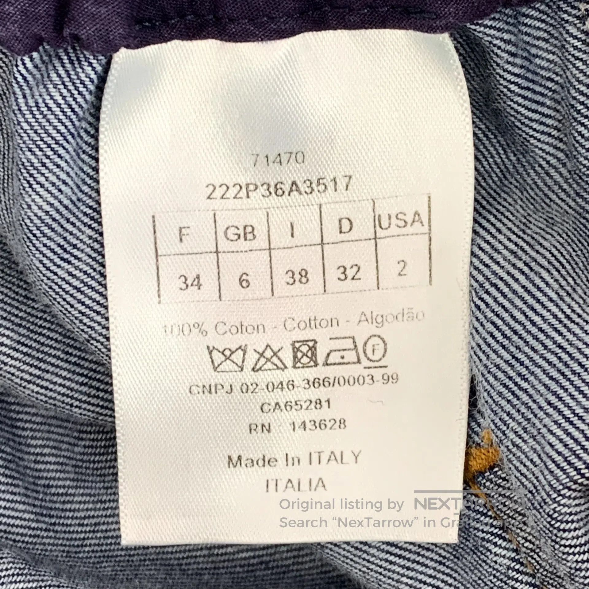 Dior Dior Dark Blue Side Logo Letter Cotton Denim Wide Leg Trou Size US 34 / EU 50 - 7 Thumbnail