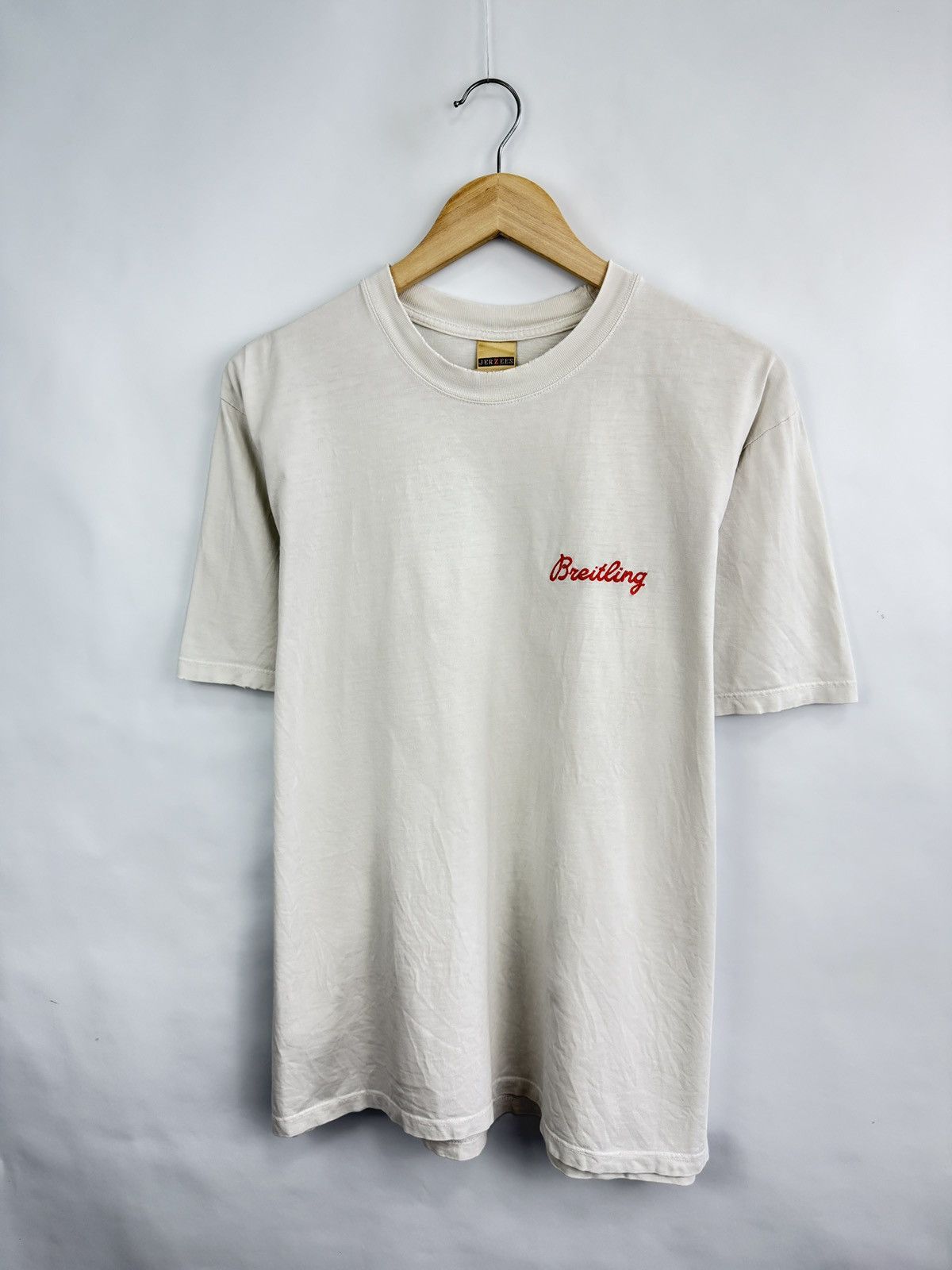 Breitling × Vintage 🇨🇭Vintage 90s Breitling Emergency Swiss Switzerland T-Shirt Size US L / EU 52-54 / 3 - 4 Thumbnail