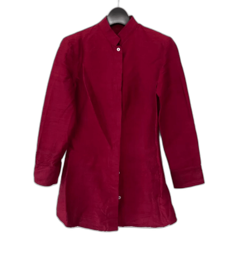Dolce & Gabbana Silk Stand Collar Blouse for Women Size M / US 6-8 / IT 42-44 - 1 Thumbnail