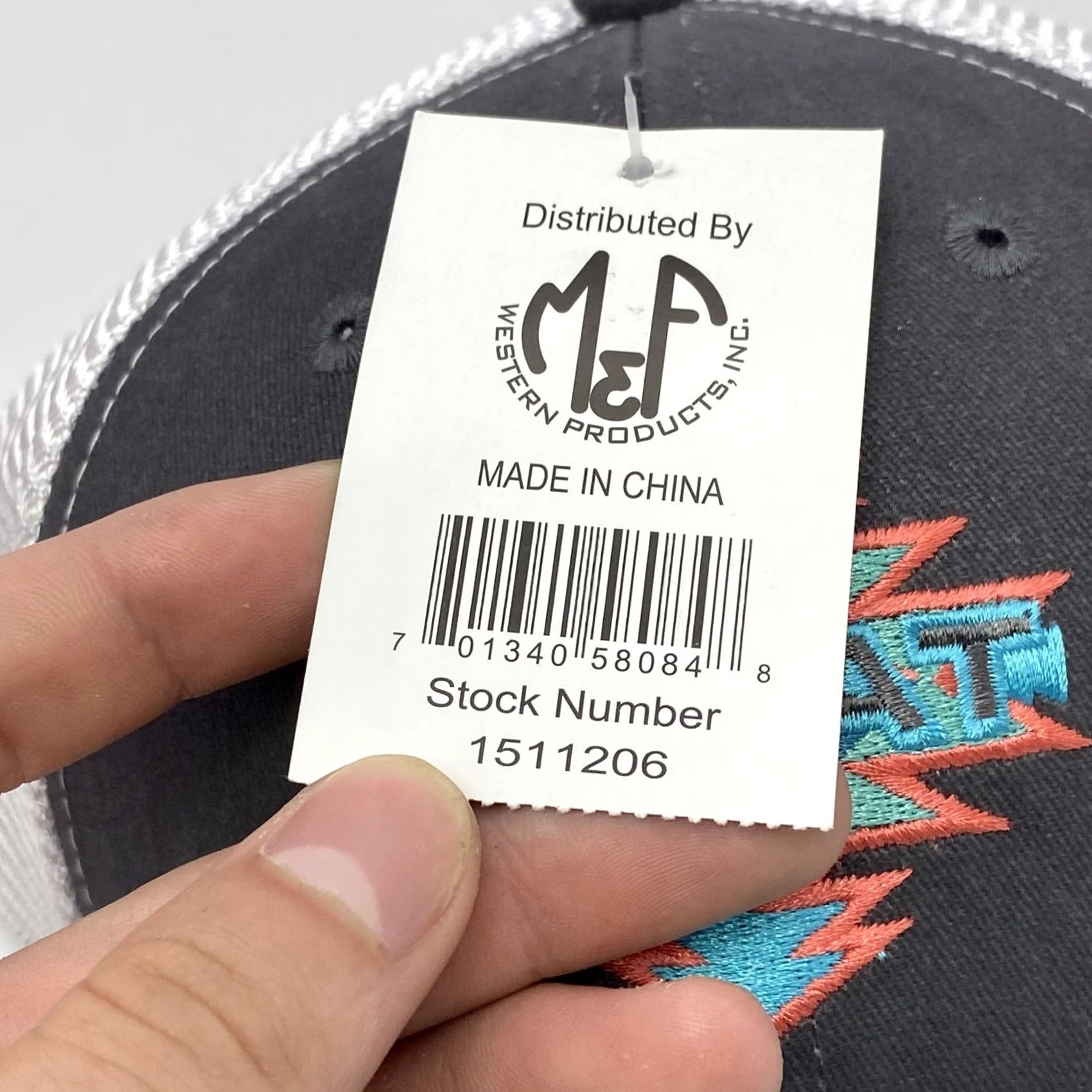 Ariat ARIAT WESTERN HAT BASEBALL SNAPBACK TEAL SILVER HORSEBACK RIDING COWGIRL COWBOY Size ONE SIZE - 3 Thumbnail