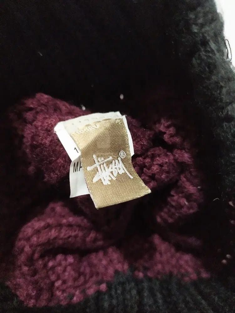 Stussy Stussy two tone colour Beanie Hat Size ONE SIZE - 5 Thumbnail