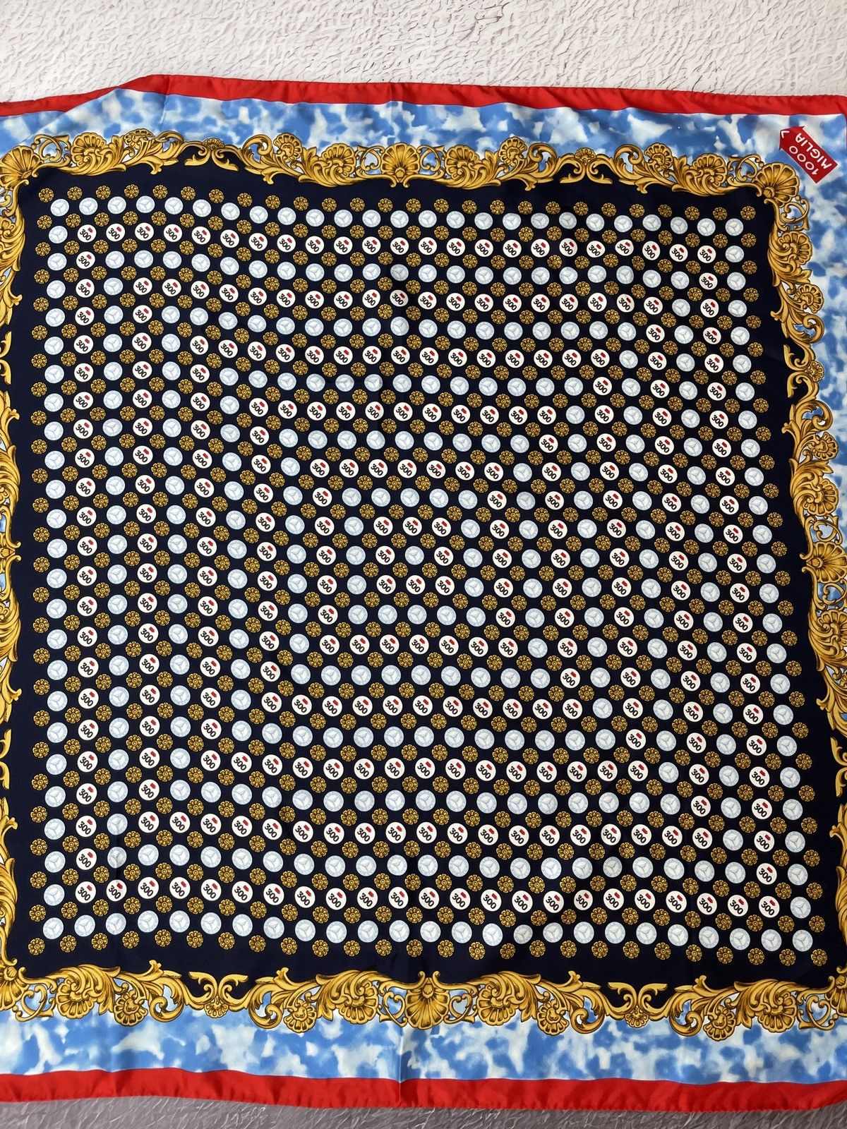 Mercedes-Benz Mercedes-Benz Collection Classic 1000 miglia silk scarf rare Size ONE SIZE - 6 Thumbnail