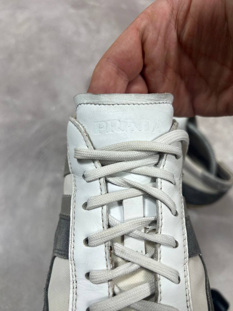Prada Prada Leather Sneakers Size US 7.5 / EU 40-41 - 11 Thumbnail