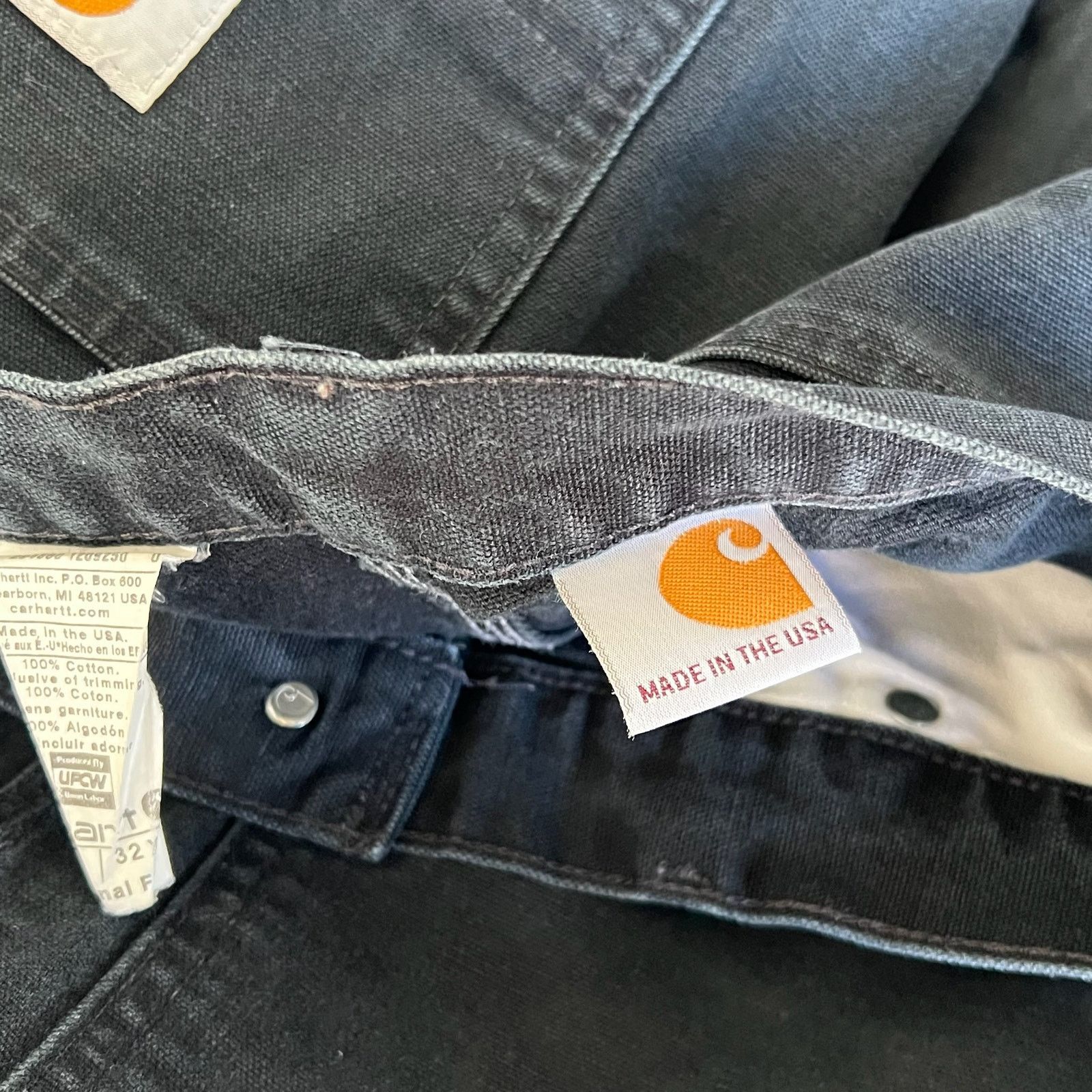 Carhartt × Vintage Carhartt black double knee work wear carpenter pants Size US 30 / EU 46 - 8 Thumbnail