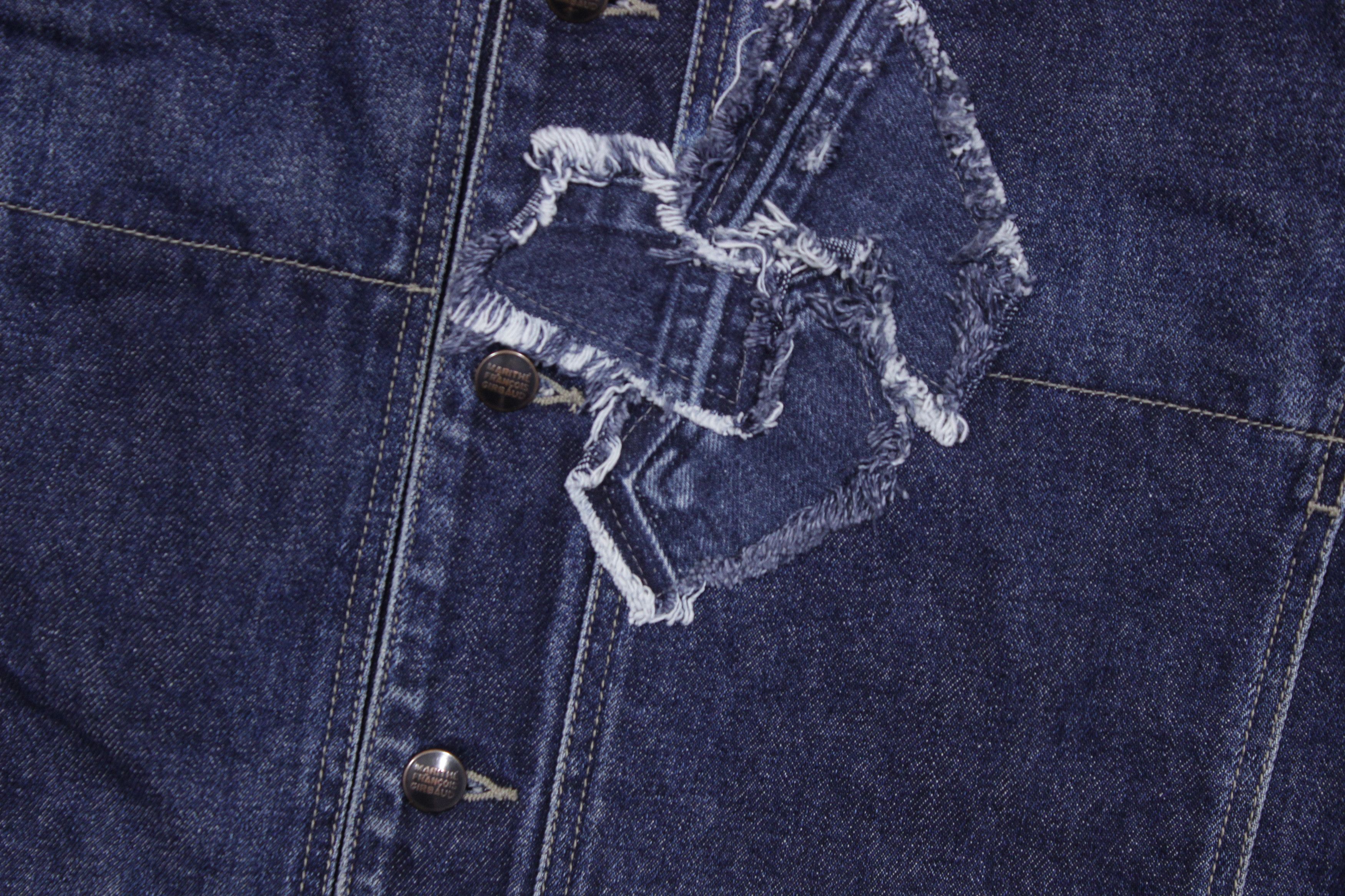 Marithe + Francois Girbaud Denim Faded Trucker Jacket Vintage Size US M / EU 48-50 / 2 - 4 Thumbnail