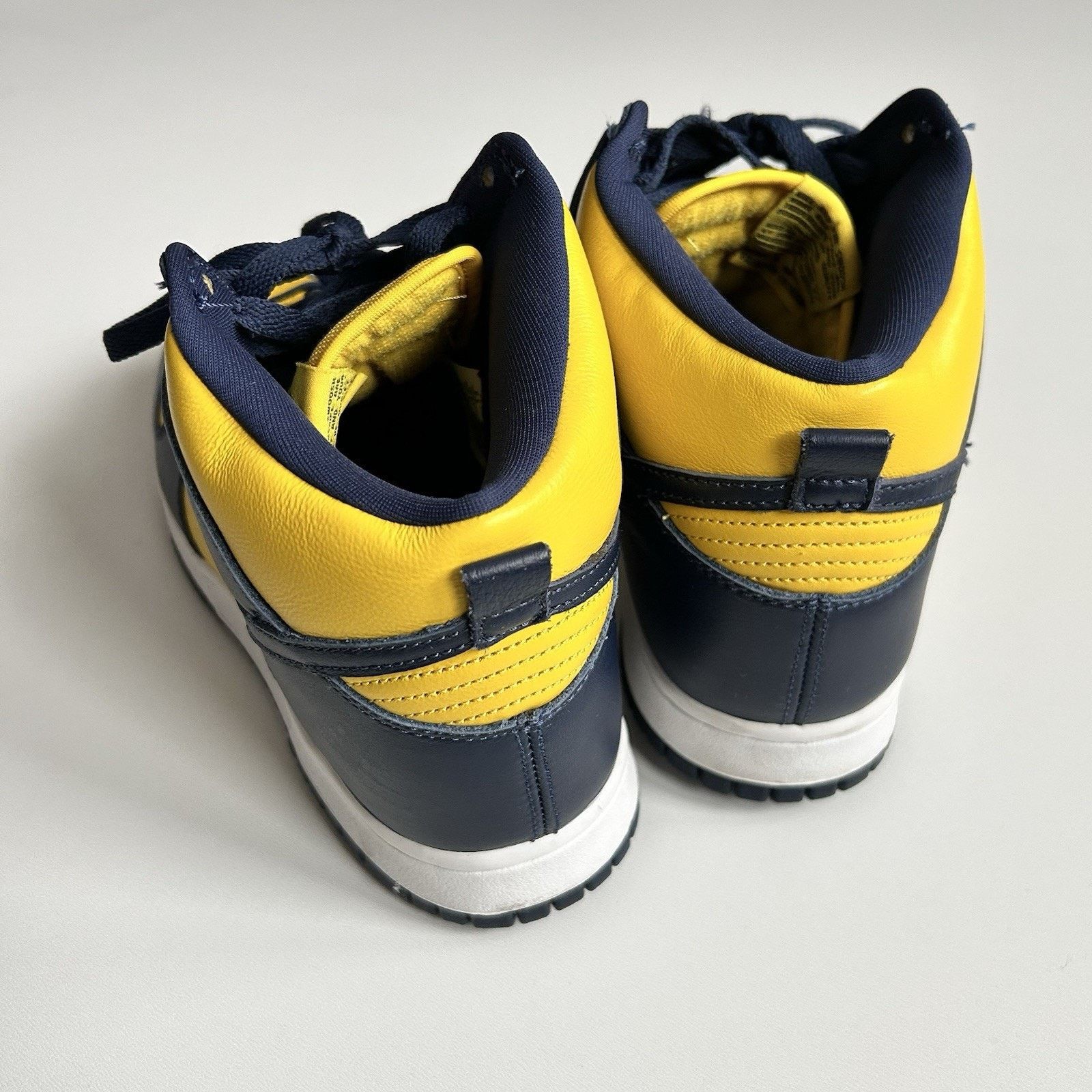 Nike Nike Dunk High US 9.5 SP Retro Michigan Varsity Maize Navy Size US 9 / EU 42 - 5 Thumbnail