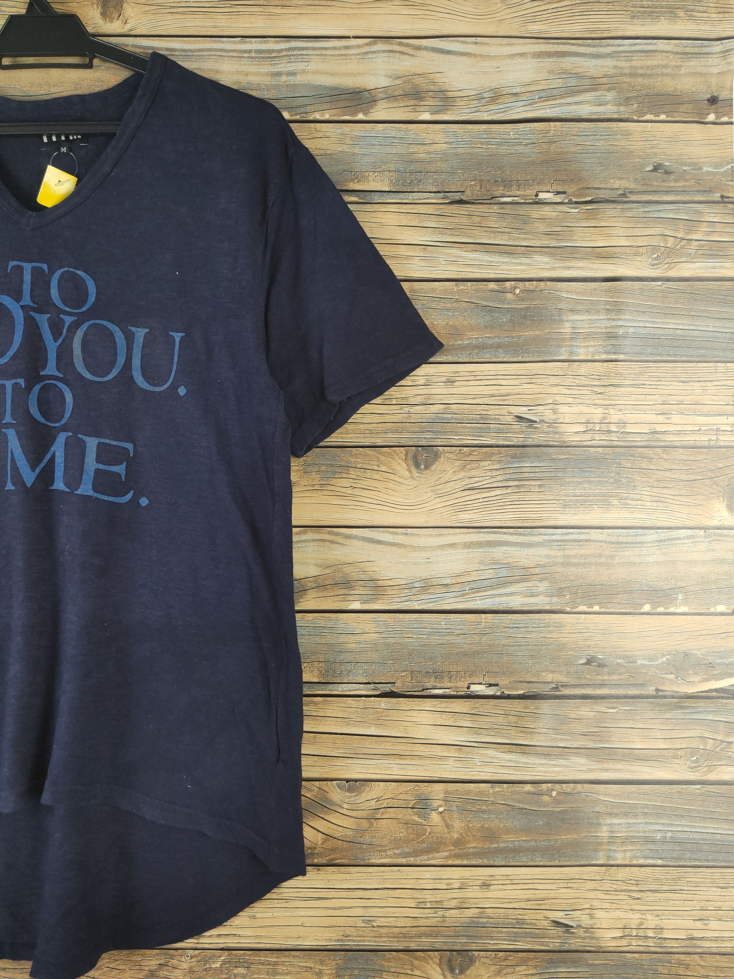 Japanese Brand DL PPFM Navy Short Sleeve T-shirt #2770 Size M / US 6-8 / IT 42-44 - 6 Thumbnail