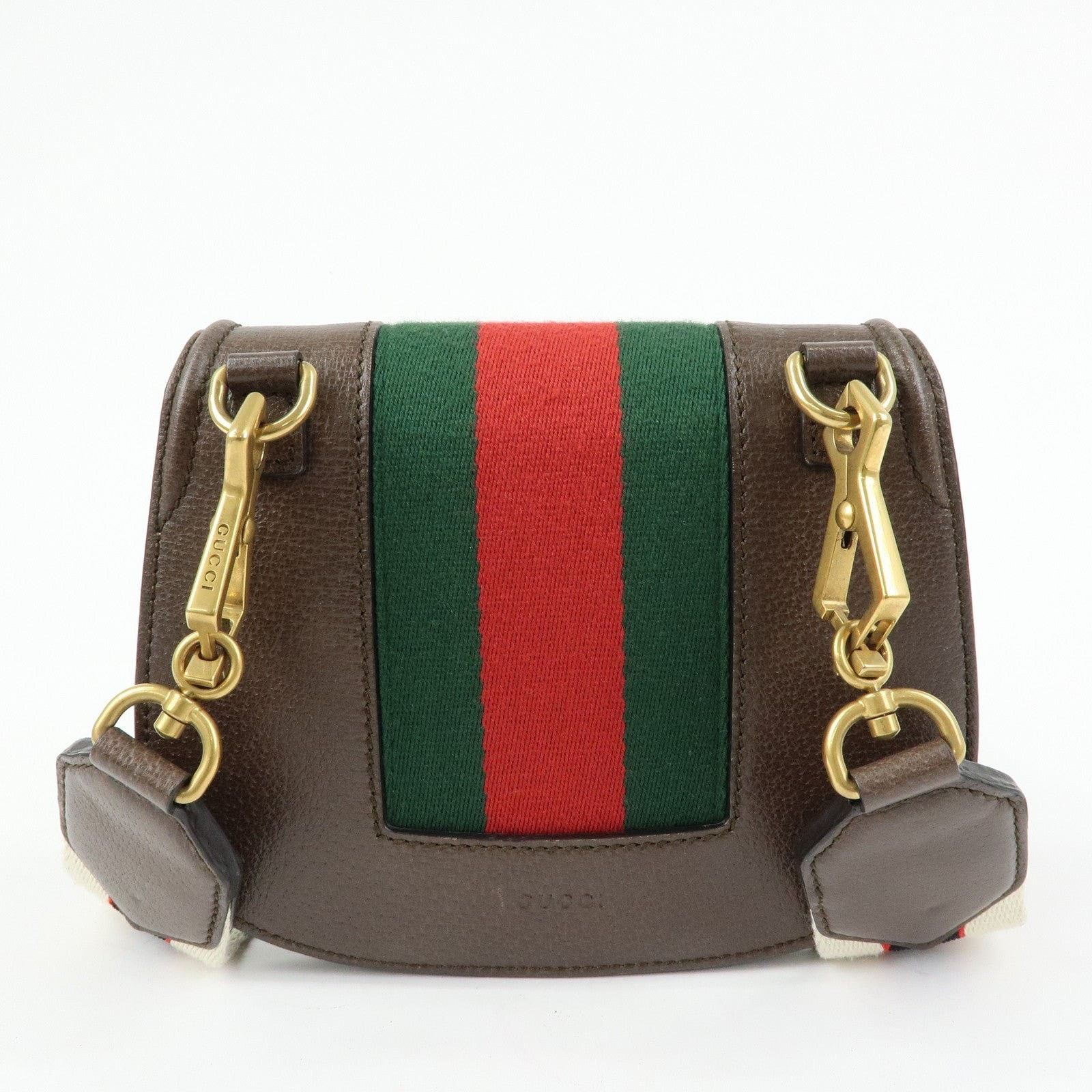 Gucci Gucci Totem Crystal Heart Leather Shoulder Bag Brown Size ONE SIZE - 2 Thumbnail