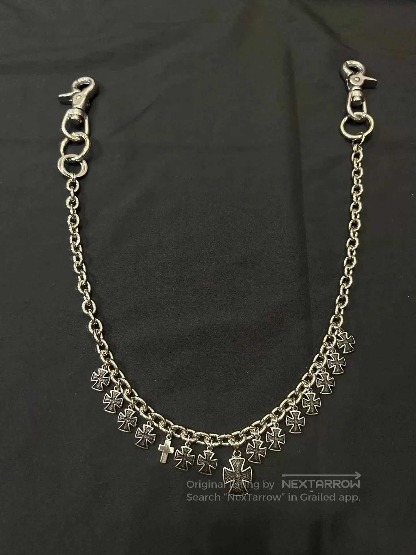 Vintage Vintage 90s Cross Pendant Pants Chain. Size ONE SIZE - 1 Thumbnail