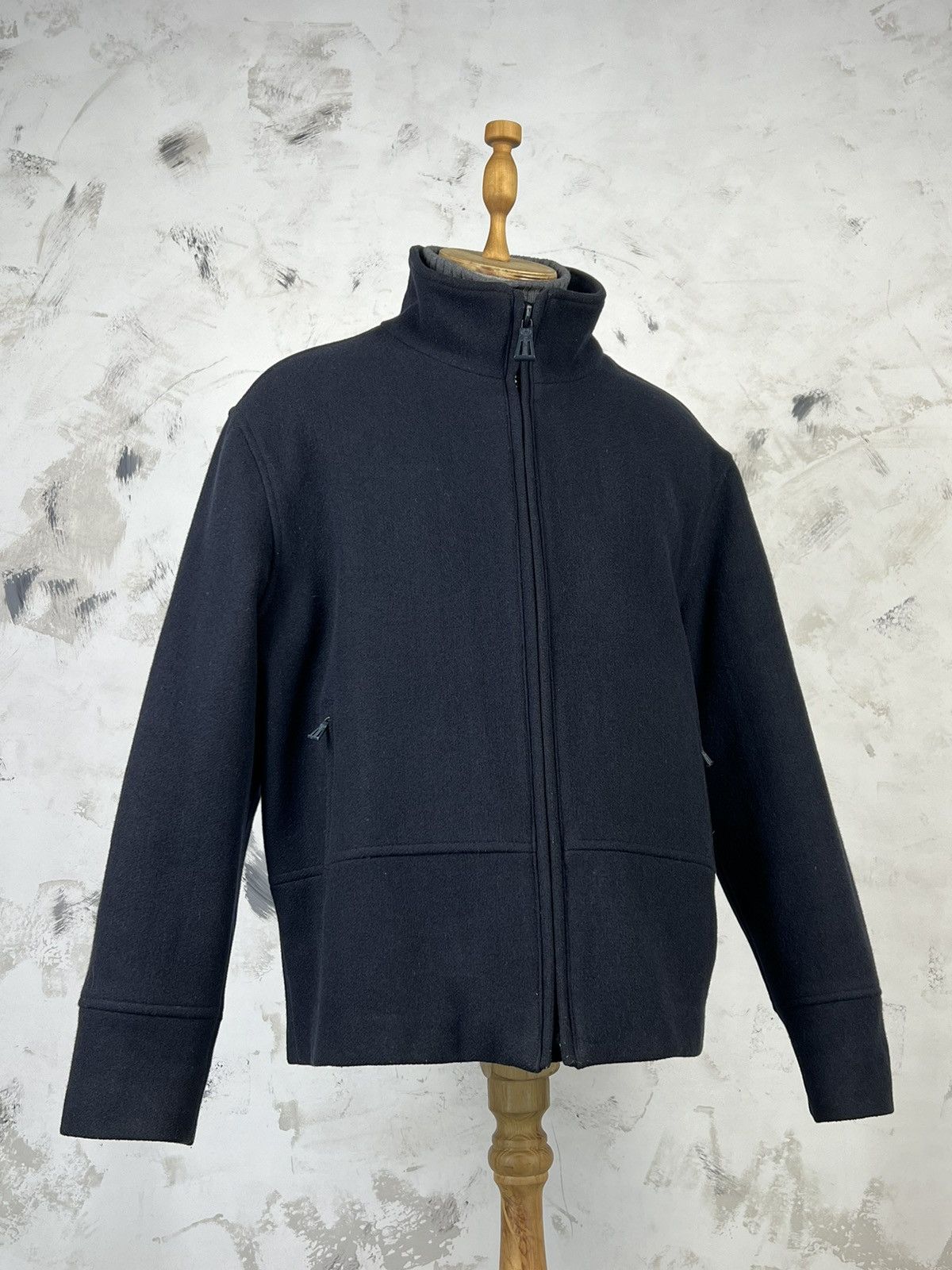 Henri Lloyd Vintage Henri Lloyd Navy Wool Bomber Jacket Size M Size US M / EU 48-50 / 2 - 2 Thumbnail