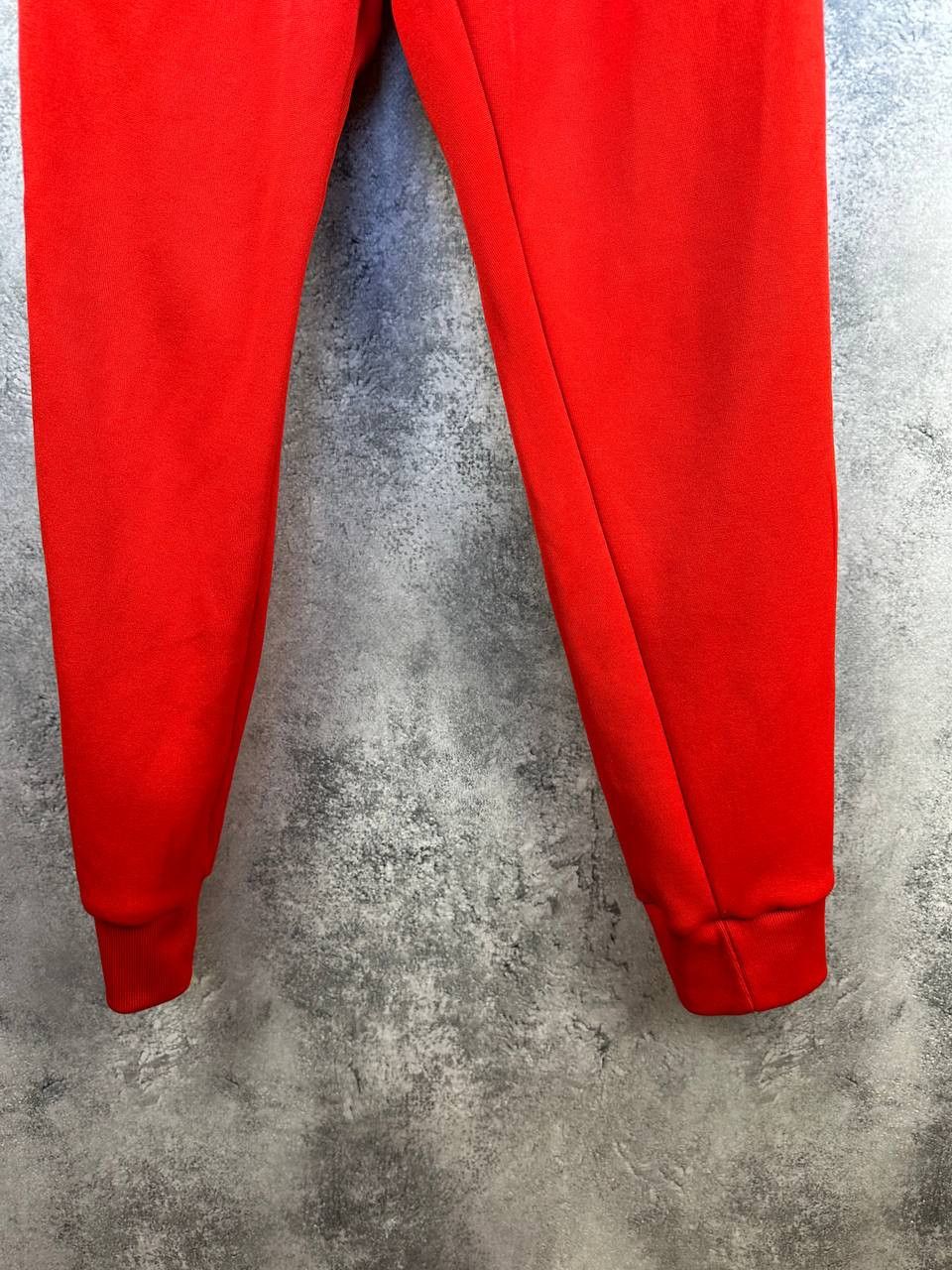 Adidas Adidas Originals Trefoil Red 3-Stripe Track Pants Joggers Size US 30 / EU 46 - 6 Thumbnail
