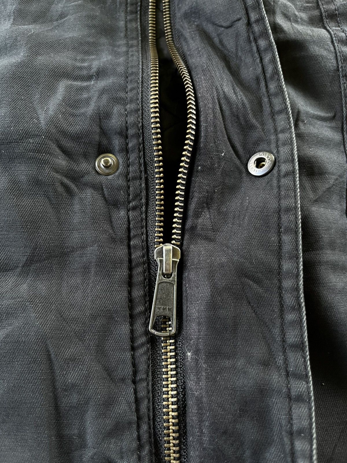 Vintage × Von Dutch Vintage Von Dutch Mohair Hoodie Button Jacket Size US L / EU 52-54 / 3 - 6 Thumbnail