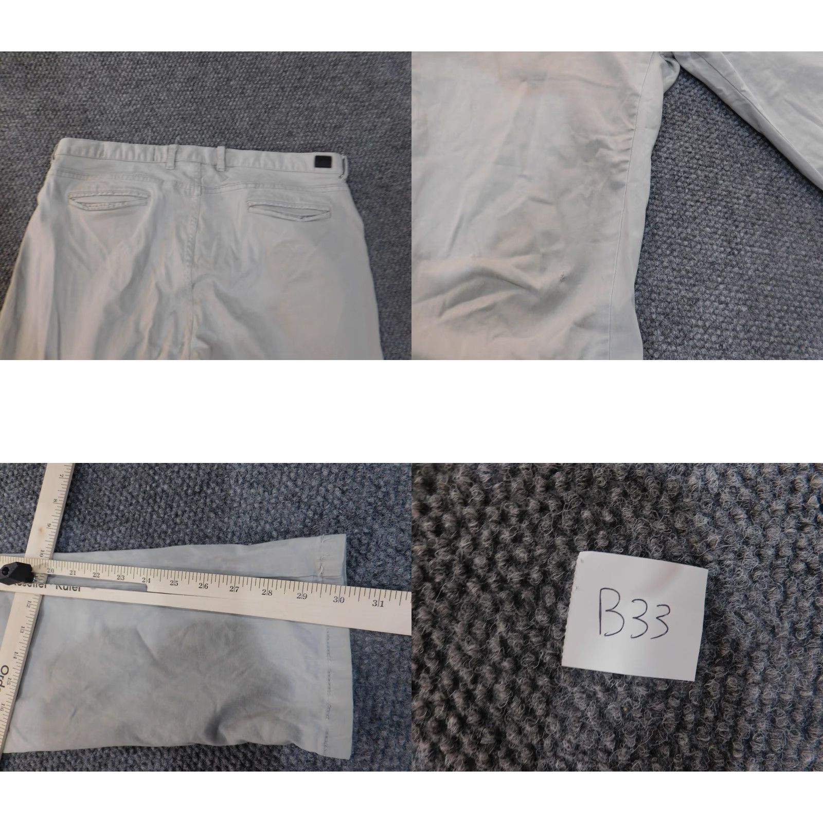 Zara Zara Pants Mens 34x30 Gray Straight Chino Classic Stretch Casual Regular Womens? Mens Size US 34 / EU 50 - 8 Thumbnail
