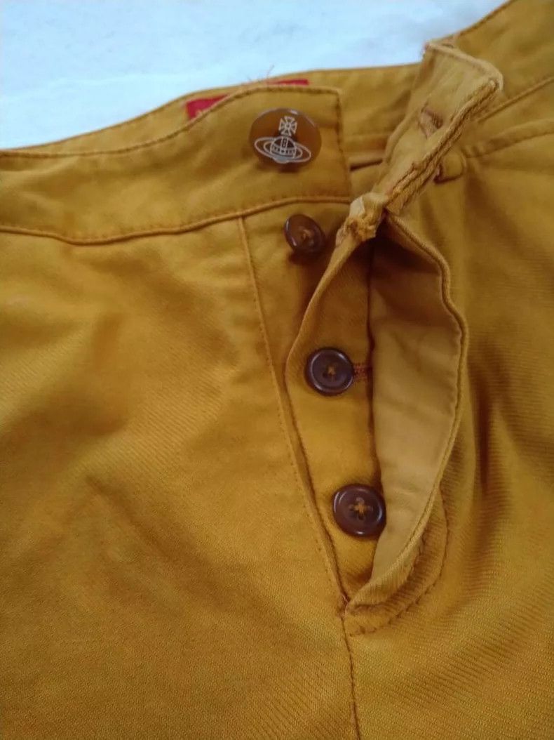 Vivienne Westwood Vivienne Westwood size2 Orange trousers Size 27" / US 4 / IT 40 - 4 Thumbnail