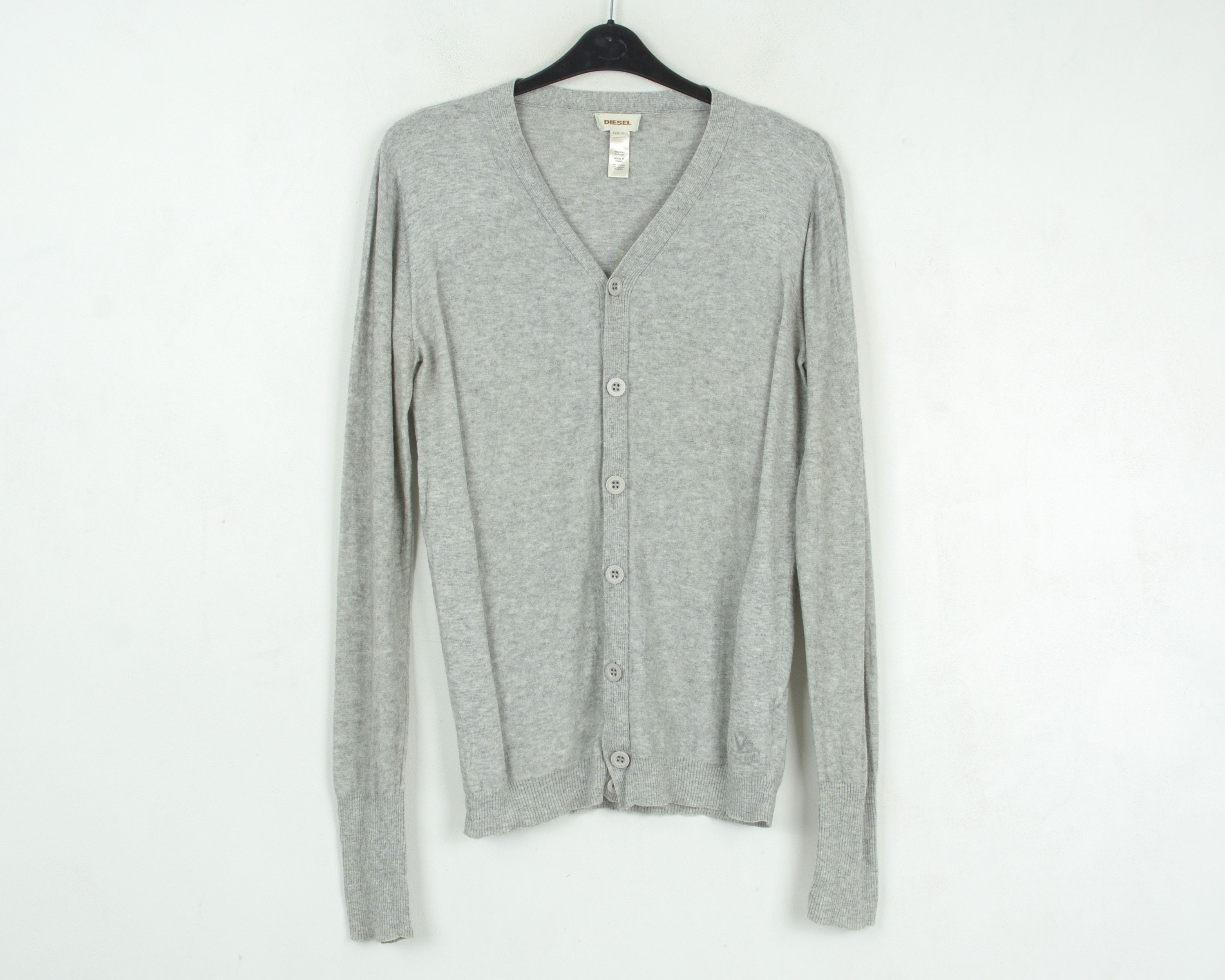 Diesel Alpaca Wool Cardigan Jumper Button Up Knit Sweater Jacket Size US L / EU 52-54 / 3 - 1 Thumbnail