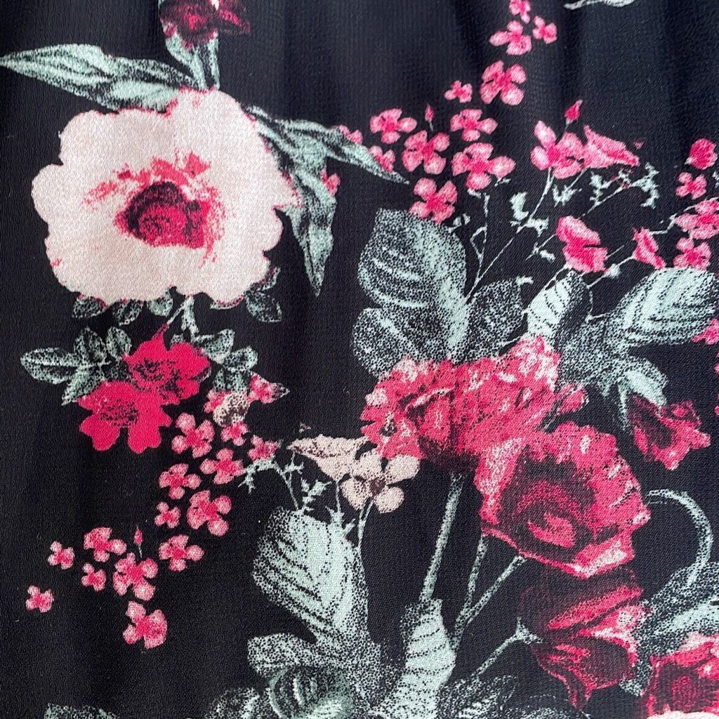 Other Jones Studio Chiffon Floral Maxi Dress Black Pink 16 Size XXL / US 16-18 / IT 52-54 - 10 Thumbnail
