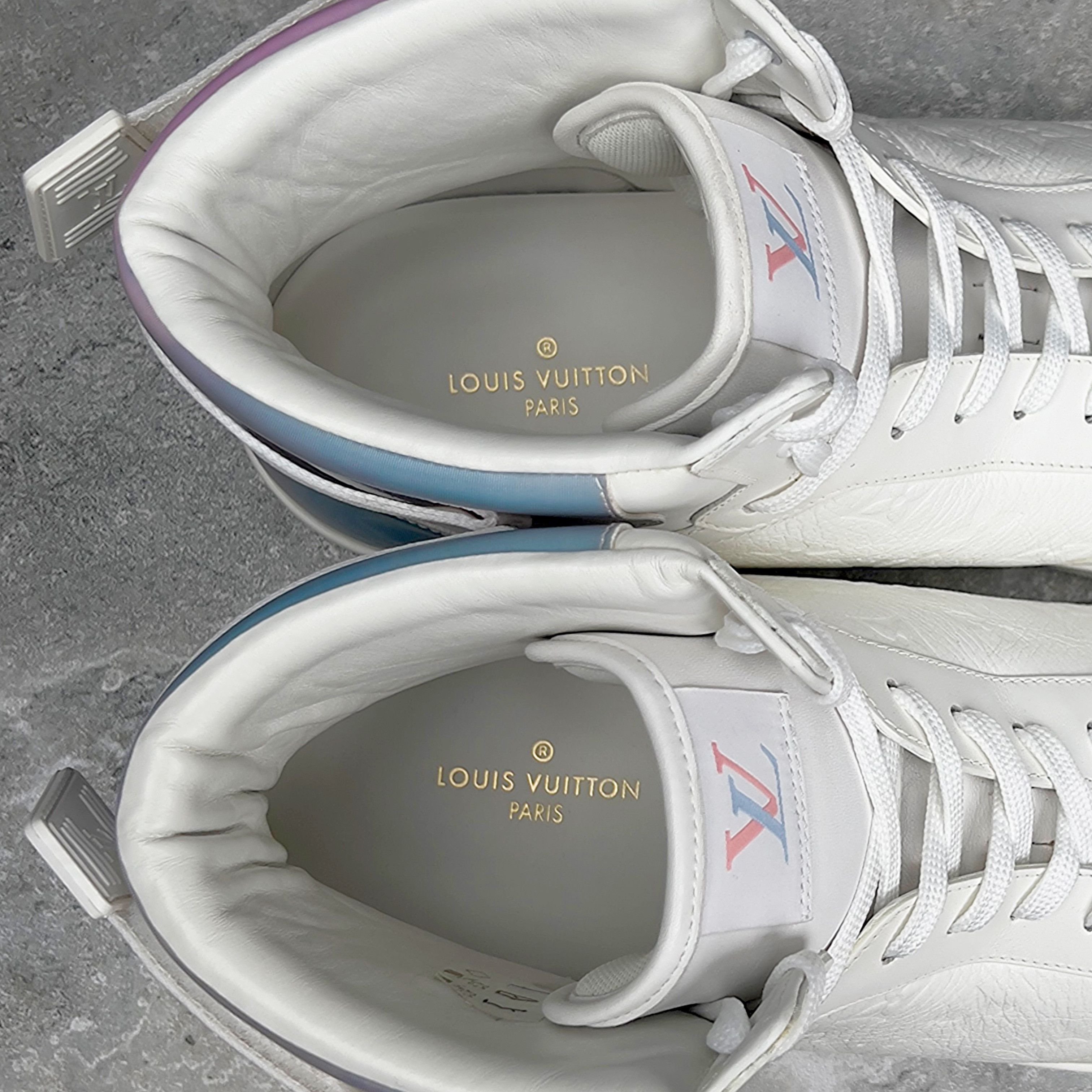 Louis Vuitton Louis Vuitton Rivoli Monogram High Sneaker Leather Size US 14 / EU 47 - 14 Thumbnail
