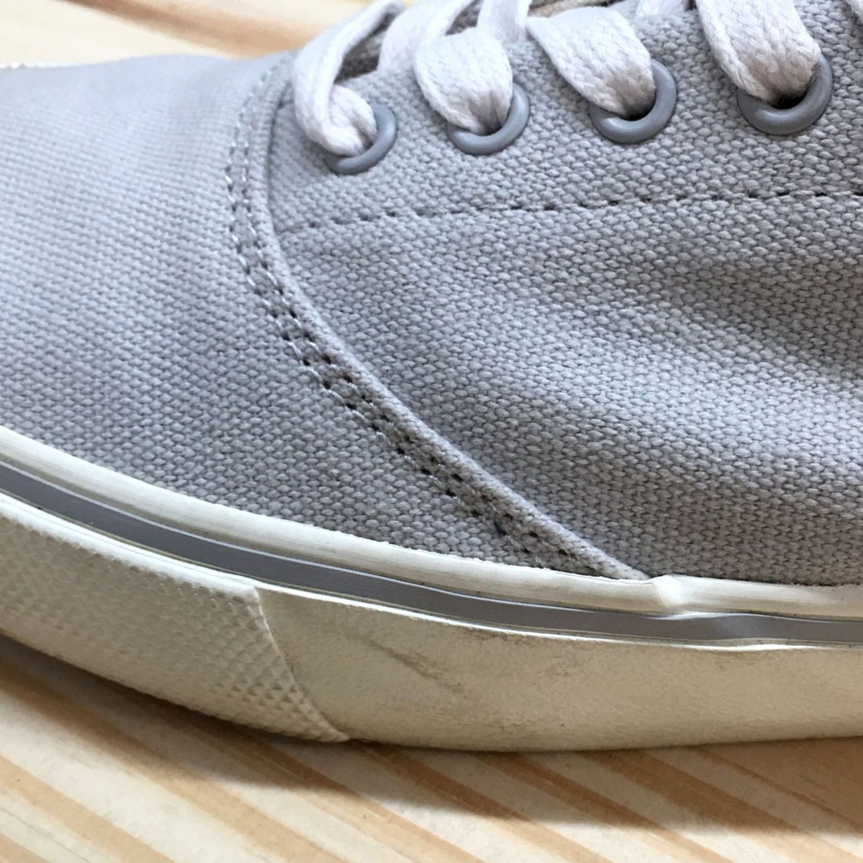 Toms TOMS Shoes Womens 6.5 Fenix Casual Low Top Sneakers Gray Fabric Lace Up Size M / US 6-8 / IT 42-44 - 4 Thumbnail