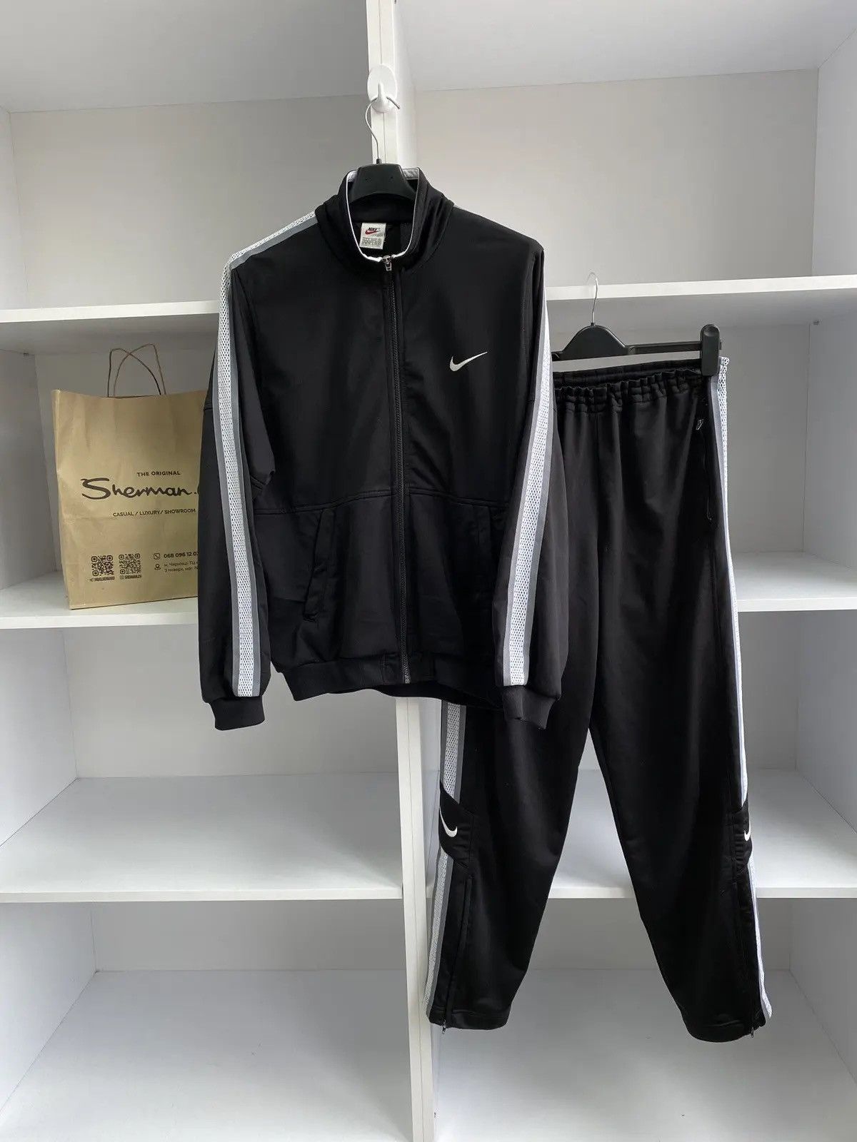 Nike × Vintage Vintage Nike 90s rare y2k suit Size US M / EU 48-50 / 2 - 1 Thumbnail