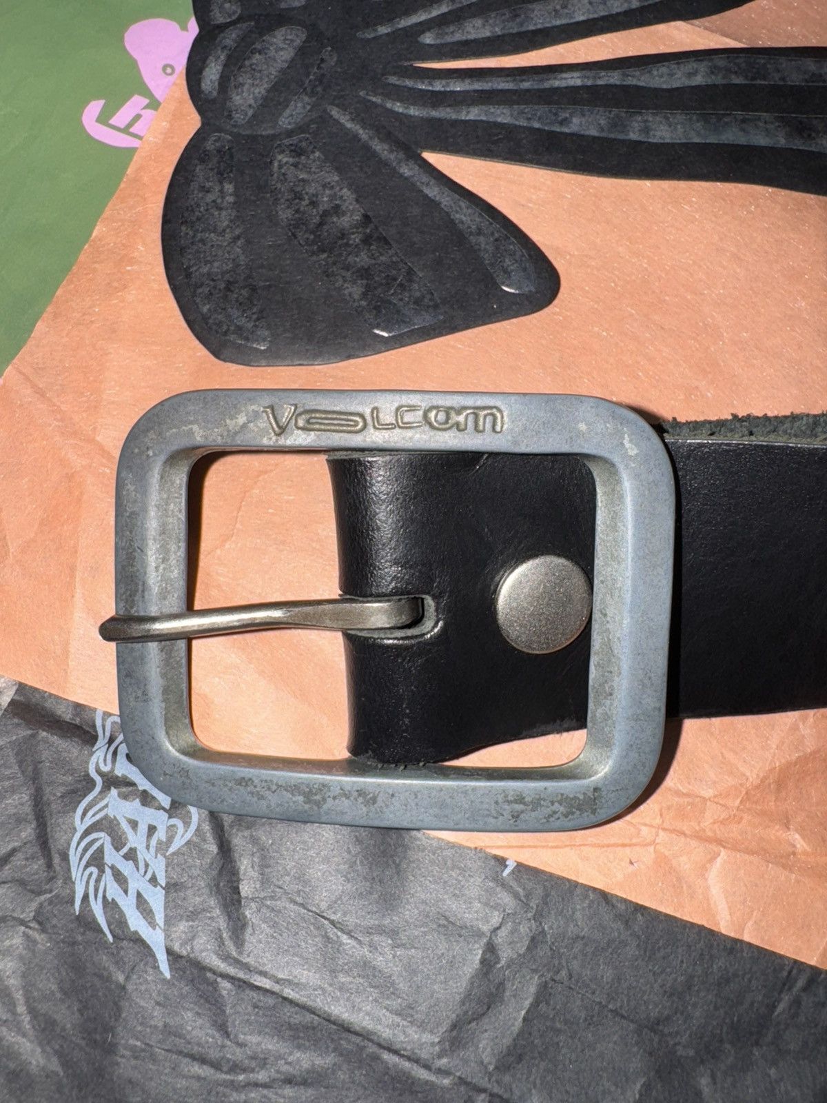 Volcom Vintage Volcom Leather belt Size 32 - 3 Thumbnail