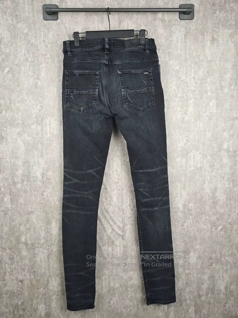 Amiri Amiri Size 30 Black ripped jeans Size US 30 / EU 46 - 2 Thumbnail