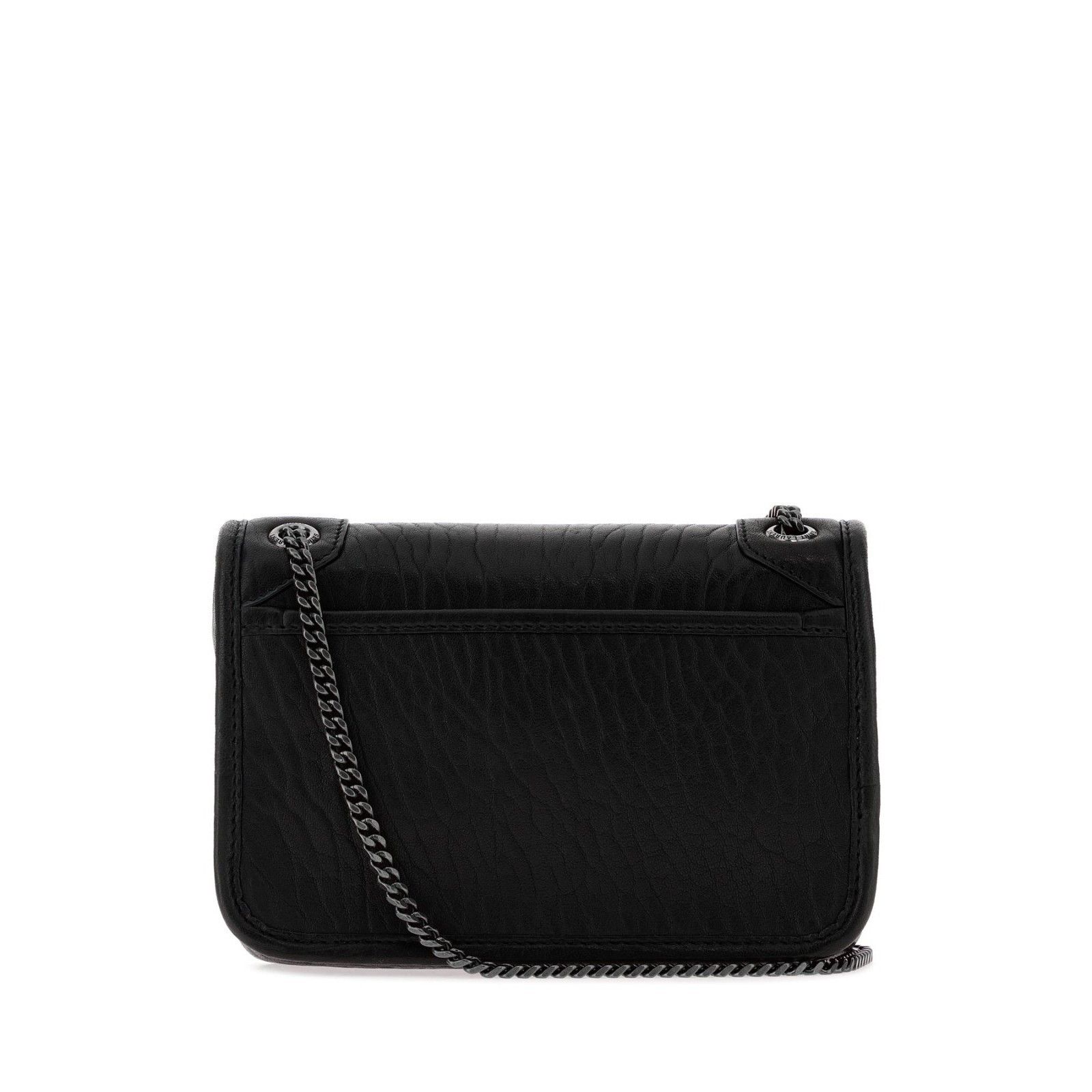 Saint Laurent Paris SAINT LAURENT $2300 Niki Mini Black Shoulder Bag New & Authe Size ONE SIZE - 3 Thumbnail