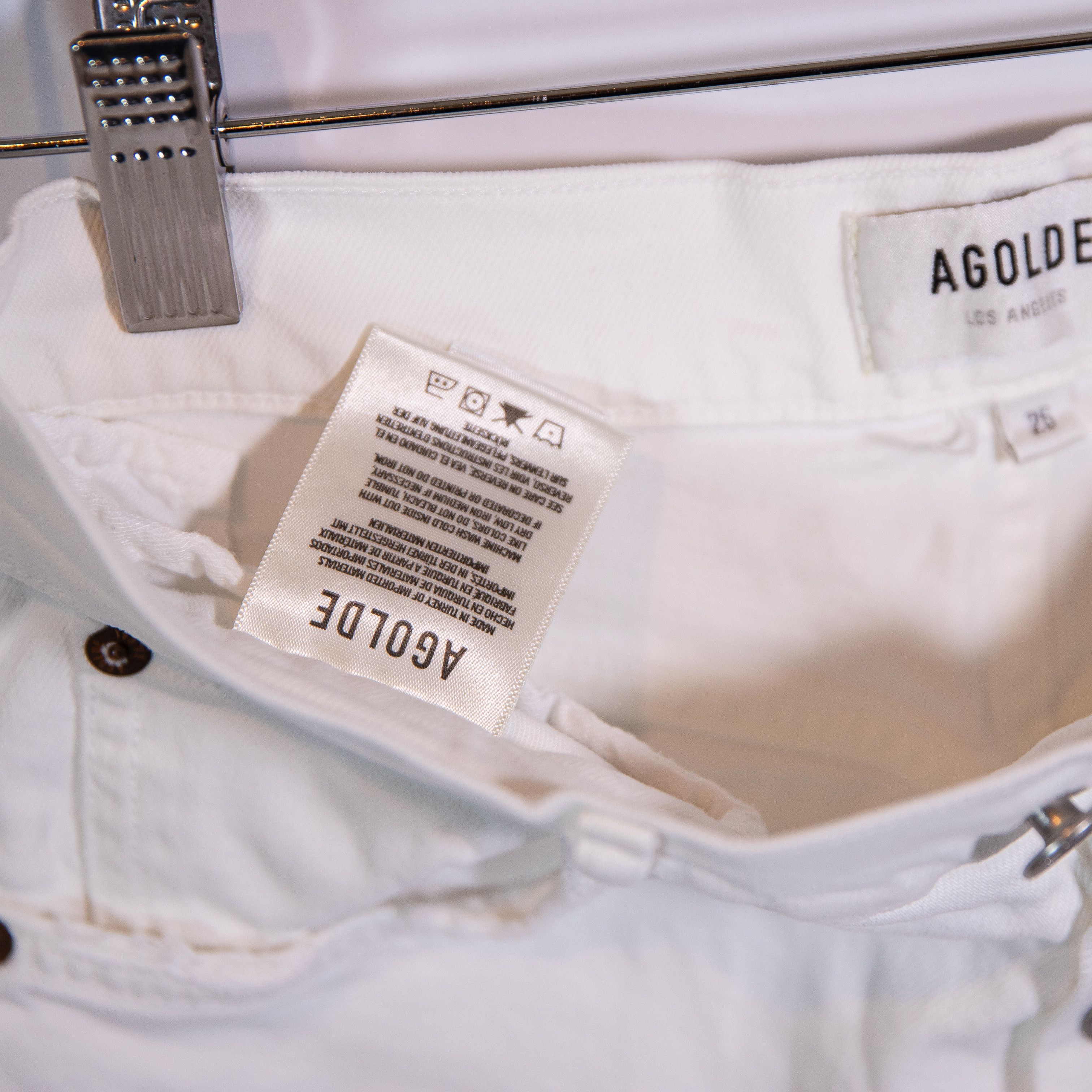 Agolde Agolde Women's Riley High Rise Straight Size 25" / US 0 / IT 36 - 3 Thumbnail