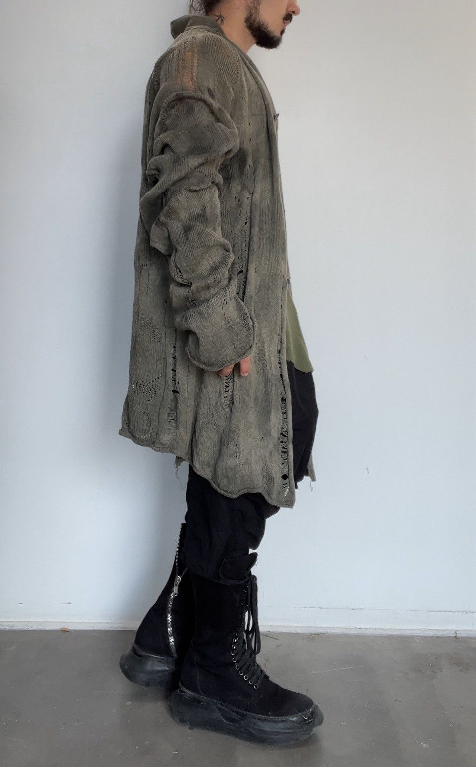 Other Chia Hung Su Distressed Cardigan Size US L / EU 52-54 / 3 - 3 Thumbnail