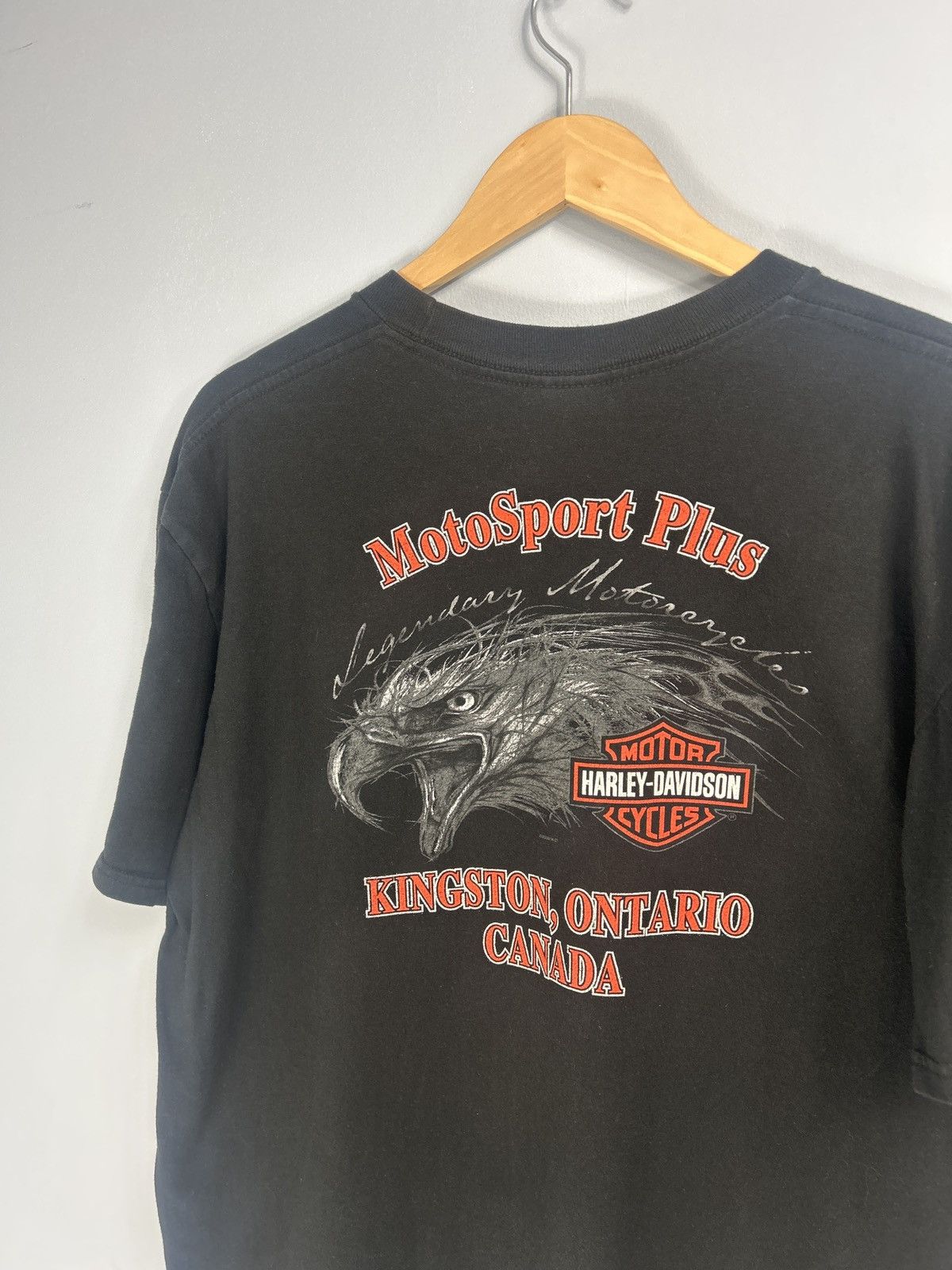Harley Davidson Harley Davidson Legendary Motorcycles Eagle Tee Size US XL / EU 56 / 4 - 1 Thumbnail
