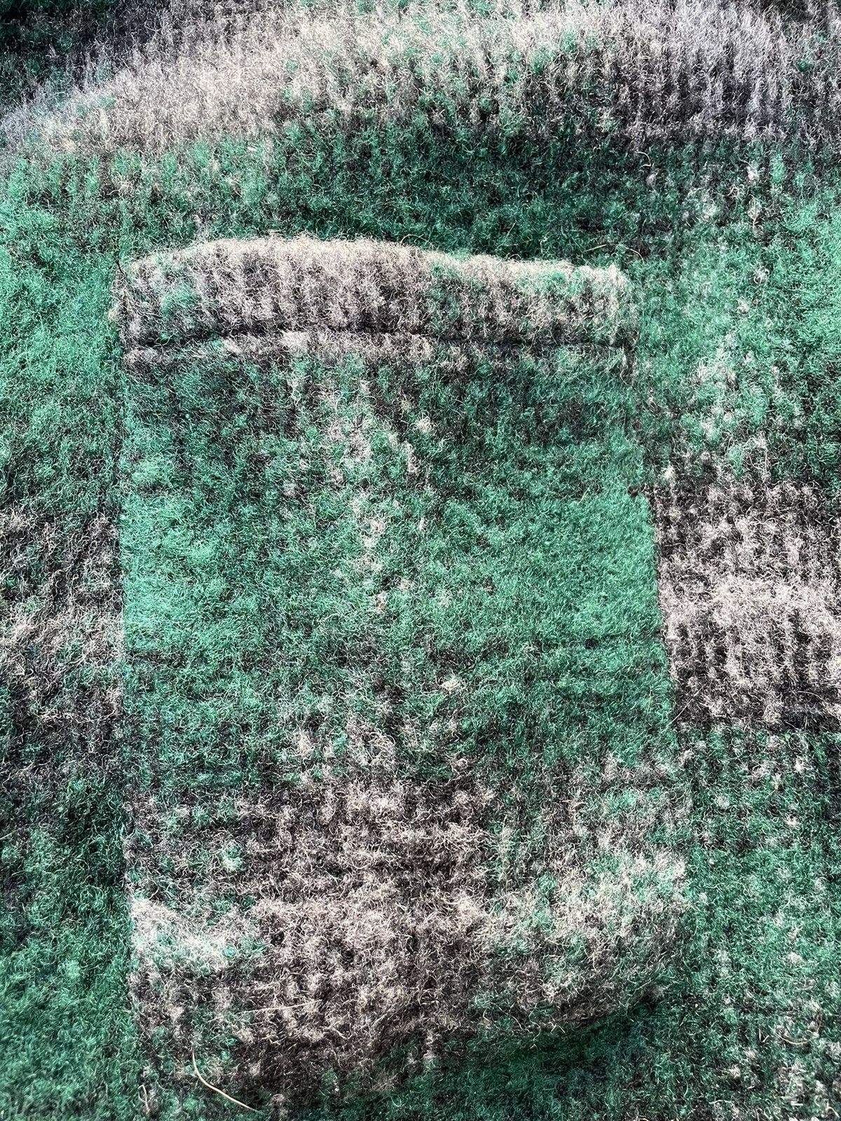 Vintage Heavy green flannel oversized Size US L / EU 52-54 / 3 - 2 Thumbnail