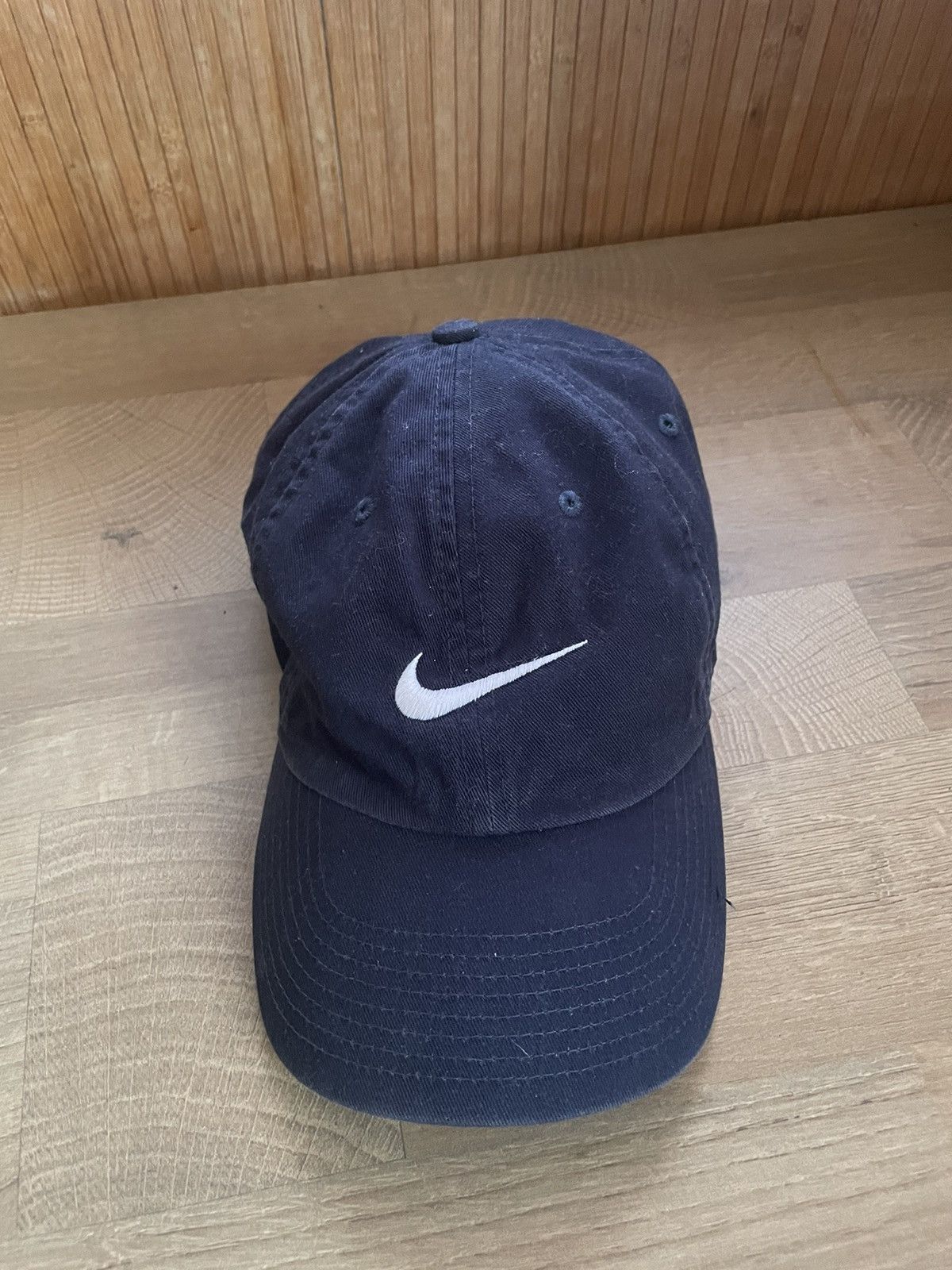 Nike Vintage Nike Big Swoosh Cap Size ONE SIZE - 2 Thumbnail