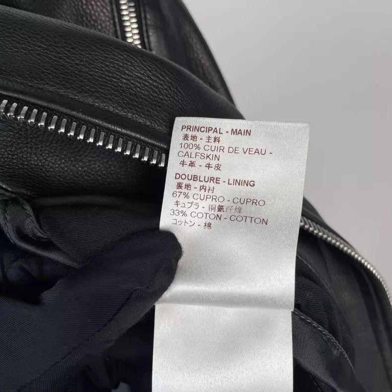 Louis Vuitton Louis Vuitton Black Show Leather Jacket Size US M / EU 48-50 / 2 - 9 Thumbnail
