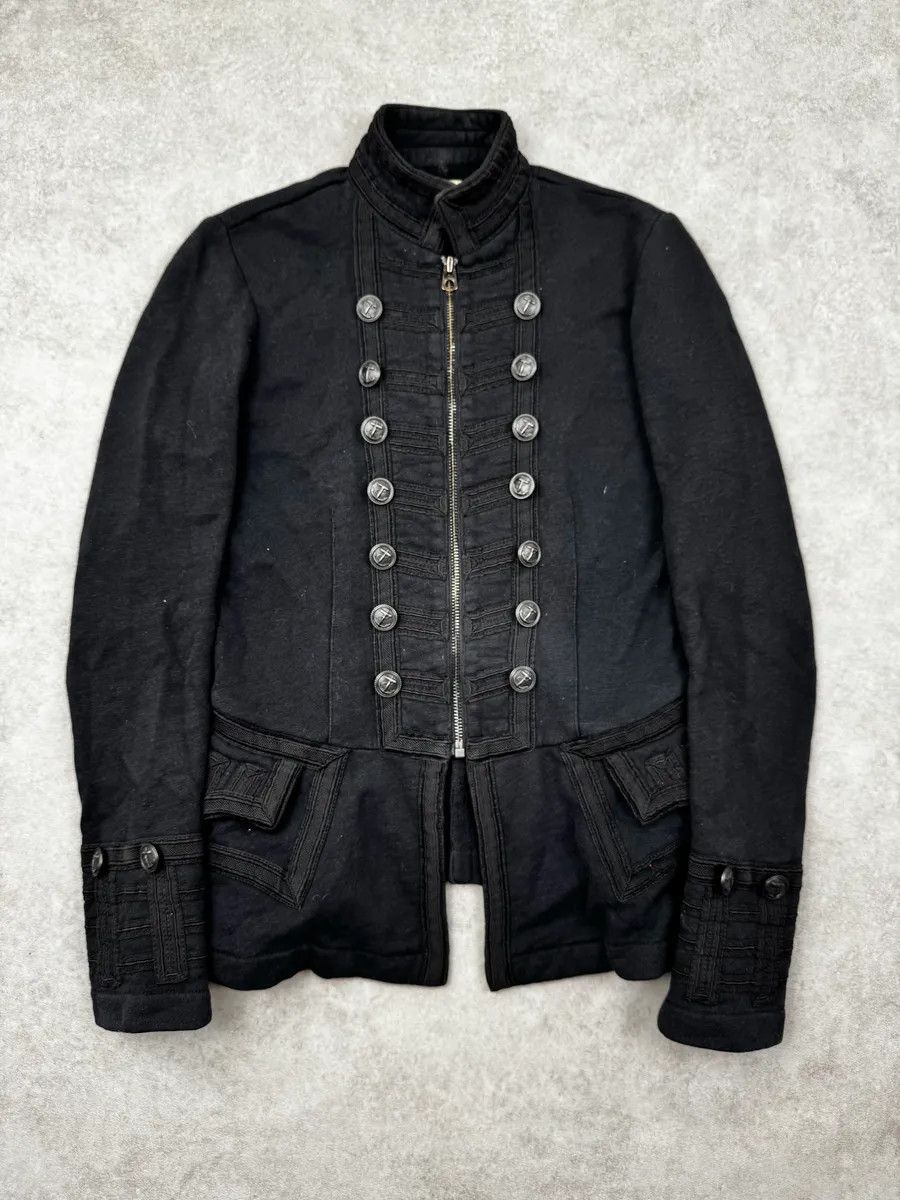 Polo Ralph Lauren 2010s Ralph Lauren Black Avant-Garde Officer Jacket Size S / US 4 / IT 40 - 1 Thumbnail