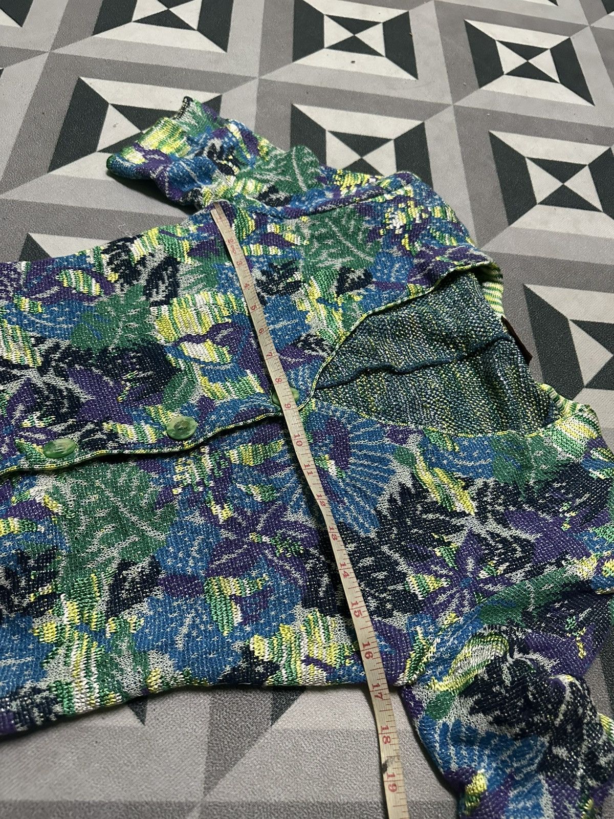 Designer Missoni knit cropped jacket Size S / US 4 / IT 40 - 8 Thumbnail
