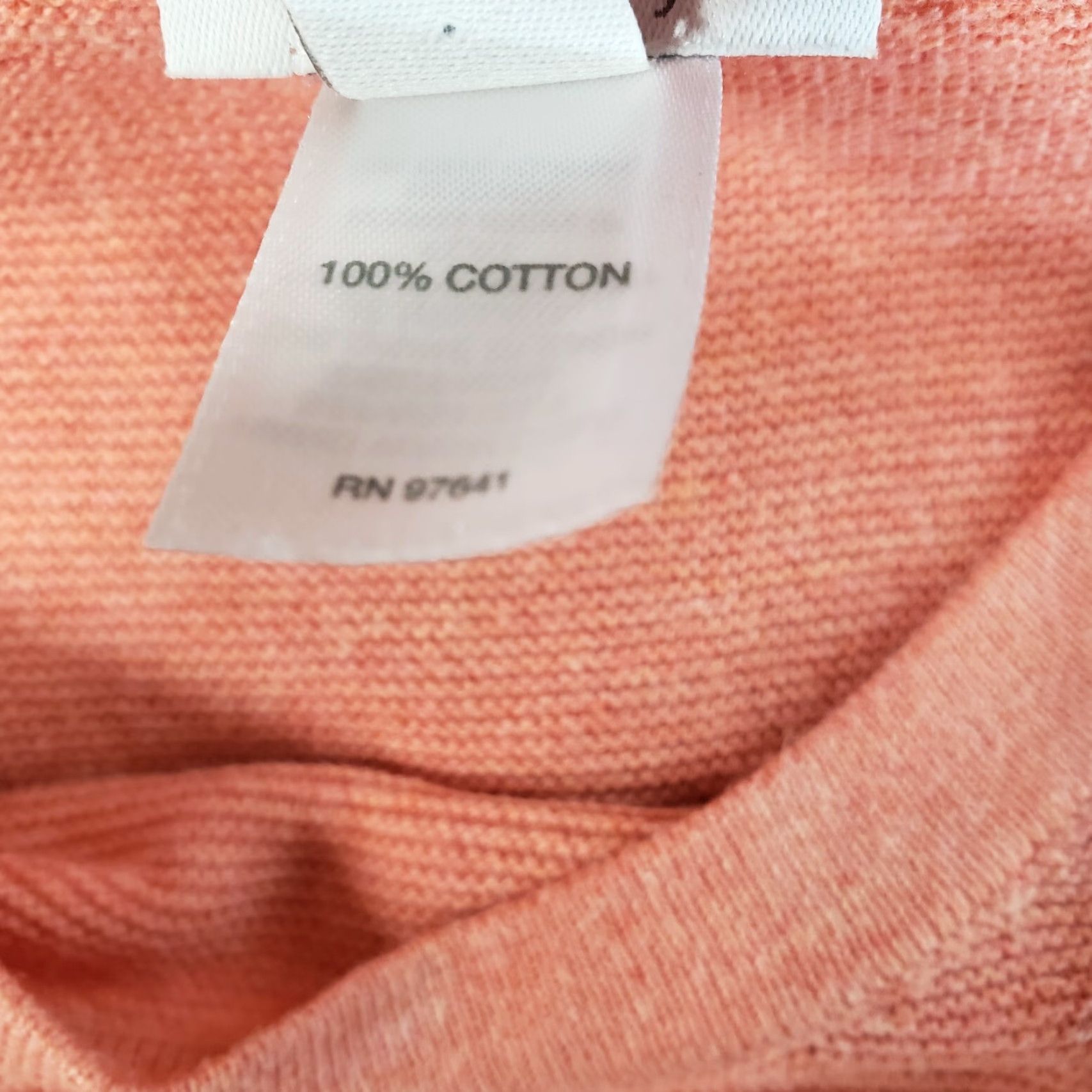 J. Jill J Jill Womens Knit Top Sz S Solid Orange Long Sleeve Cotton Shirt Size S / US 4 / IT 40 - 5 Thumbnail