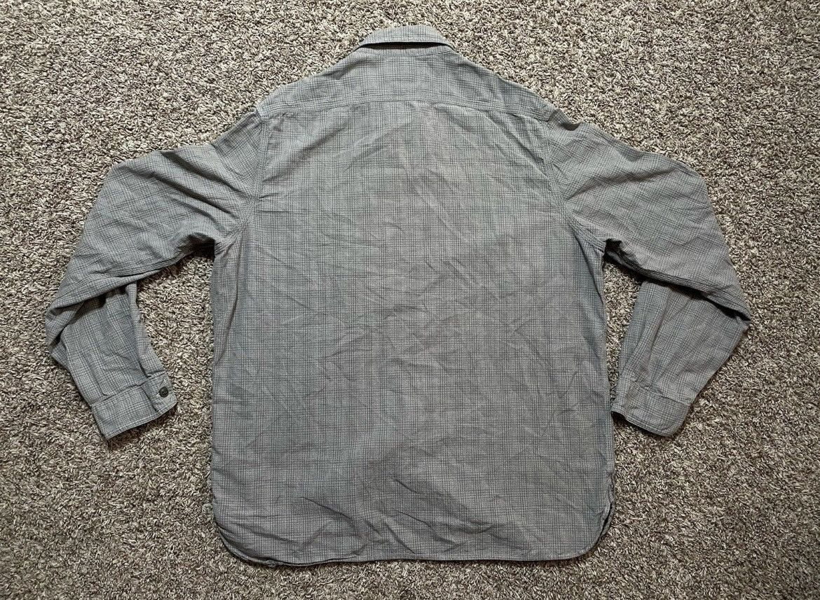 RRL Ralph Lauren Double RL Ralph Lauren Gray Flannel Button Down Shirt Size US XXL / EU 58 / 5 - 11 Thumbnail