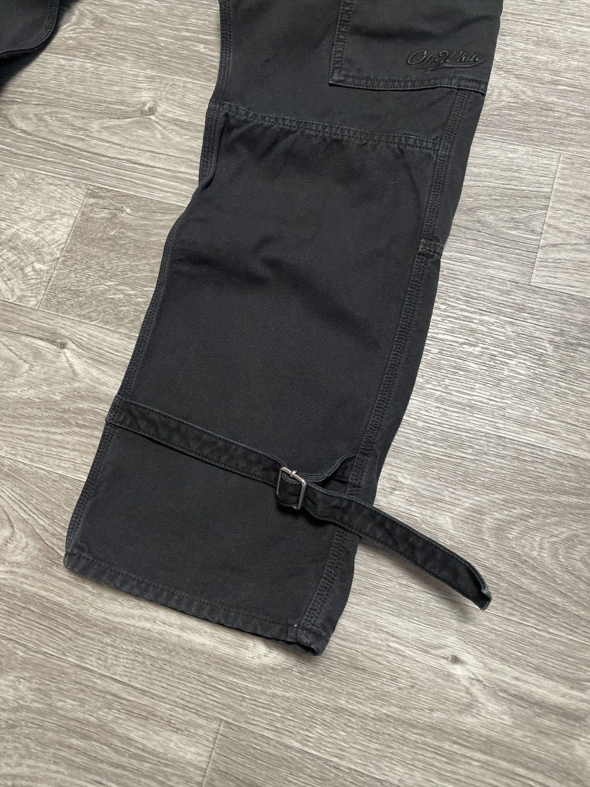 Off-White Off White Black Cargo Jeans Size US 32 / EU 48 - 6 Thumbnail