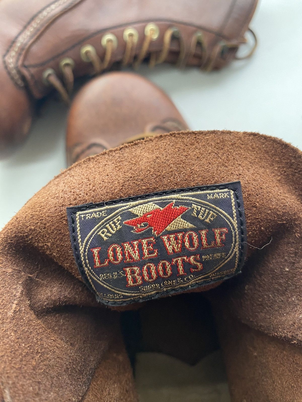 LONE WOLF × Sugar Cane Vintage Sugar Cane Lone Wolf logger with vibram lug sole Size US 7.5 / EU 40-41 - 7 Thumbnail