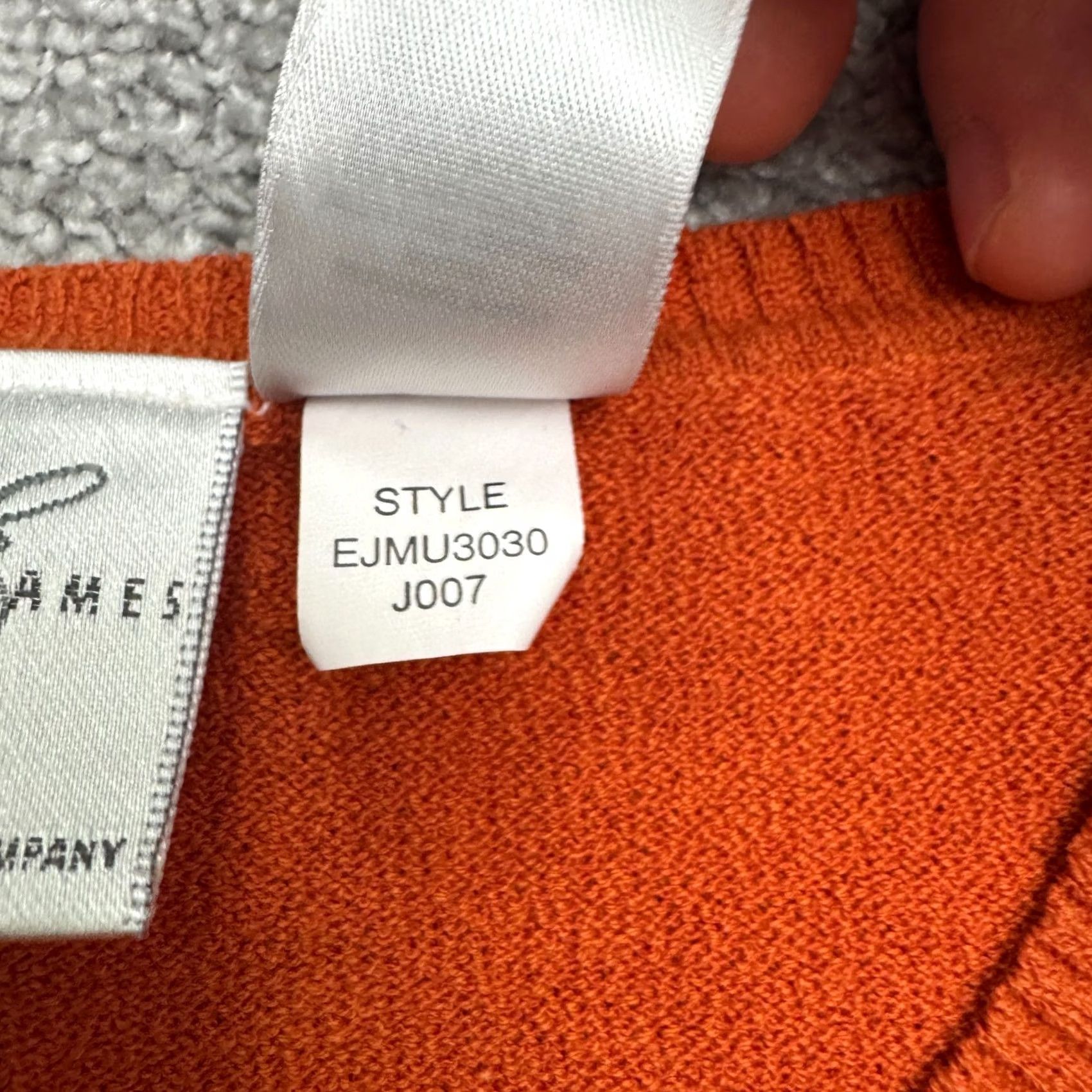 Liz Claiborne Liz Claiborne Short Sleeve Crew Neck Knit Sweater Womens XL Orange Pullover, All Seasons, Casual Size XL / US 12-14 / IT 48-50 - 6 Thumbnail