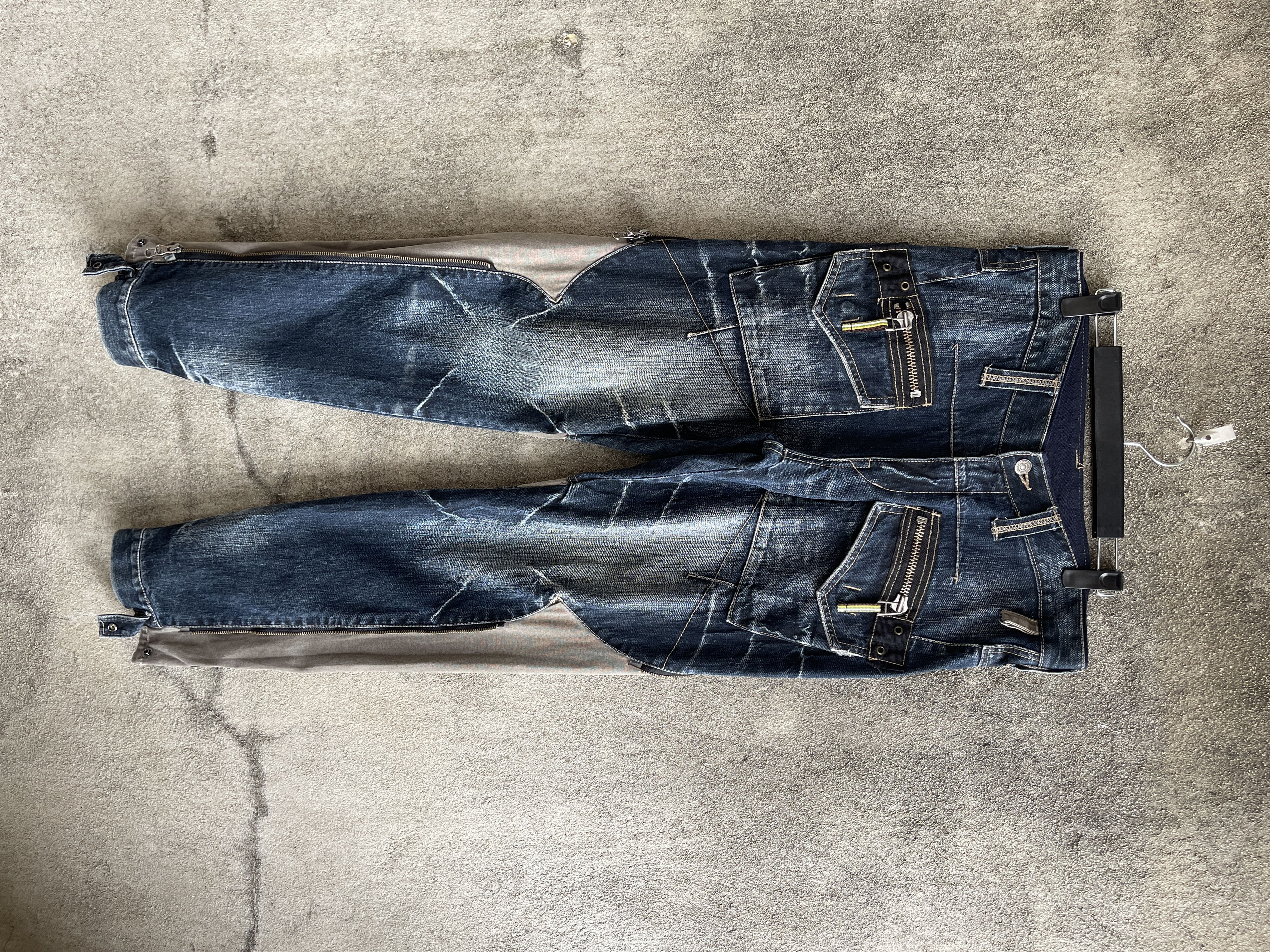 PPFM ’90s🔥PPFM🔥Bondage Hybrid Cargo Pants Zipper Clad Size US 33 - 4 Thumbnail