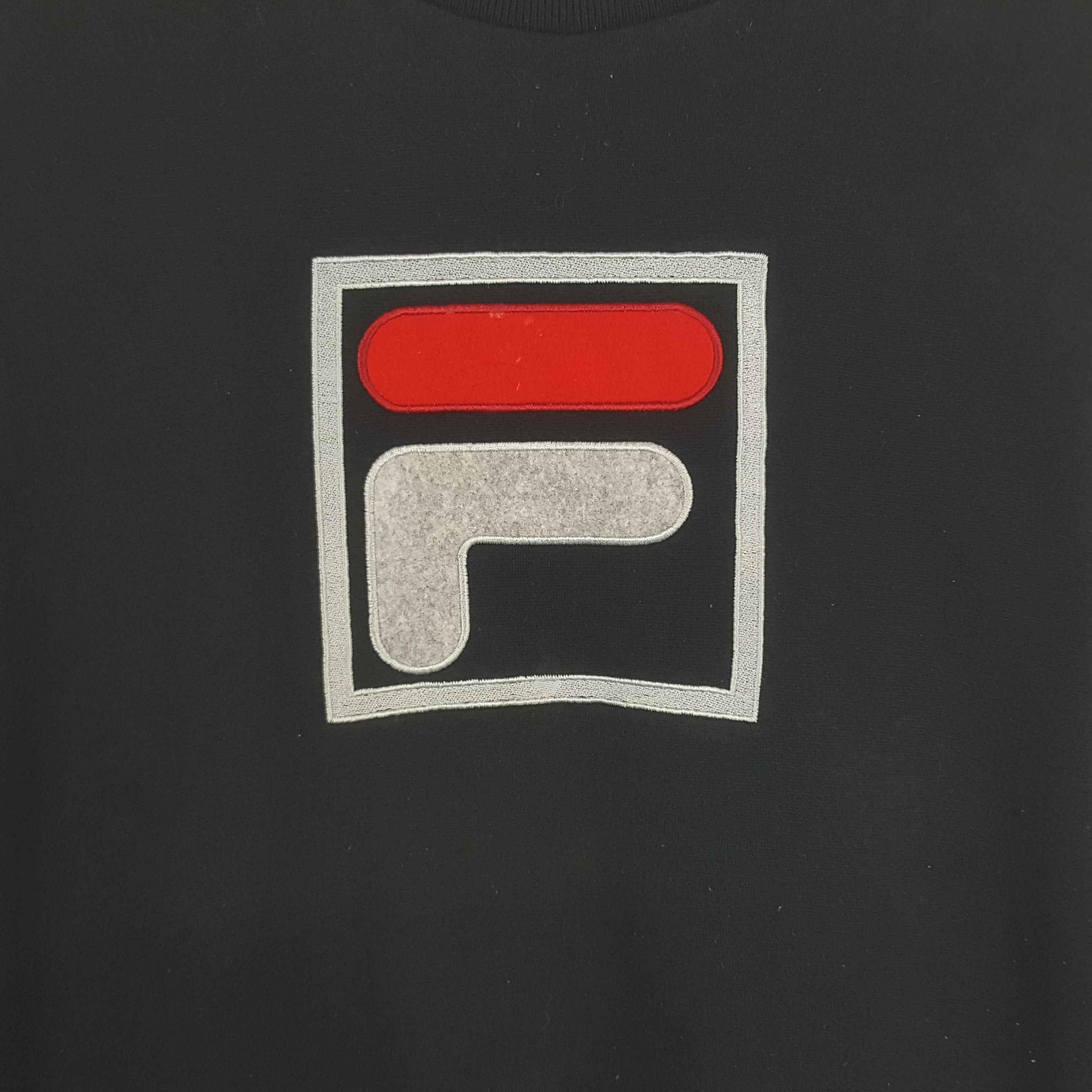 Fila × Vintage Vintage Fila Big Logo Sweatshirt Size US M / EU 48-50 / 2 - 2 Thumbnail
