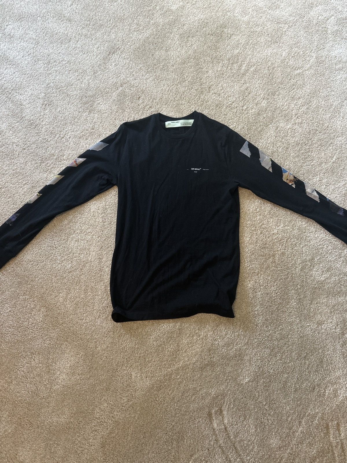 Off-White Virgil Alboh Spring-Summer 2019 Black Long Sleeve