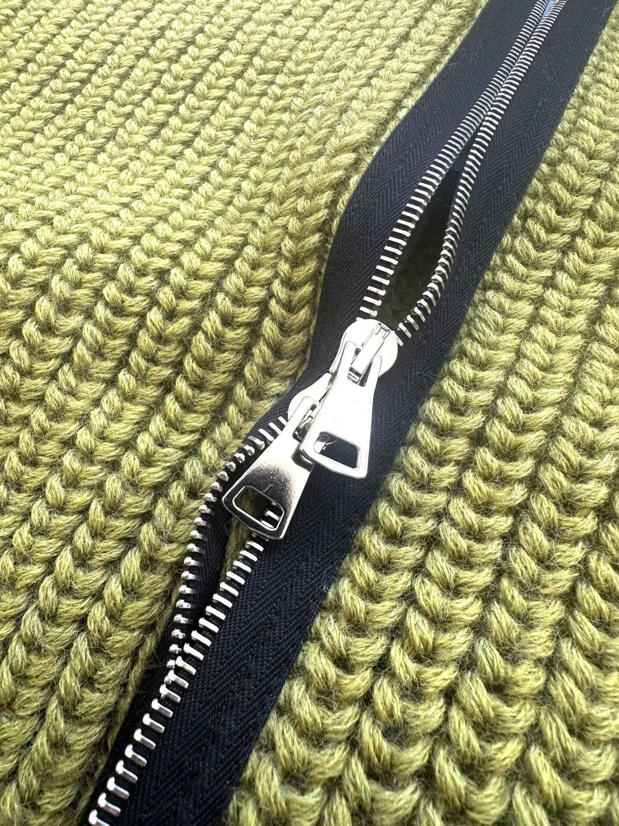 Namacheko NWT SS25 Evan Zip Cardigan in Olive Virgin Wool Size US L / EU 52-54 / 3 - 9 Thumbnail