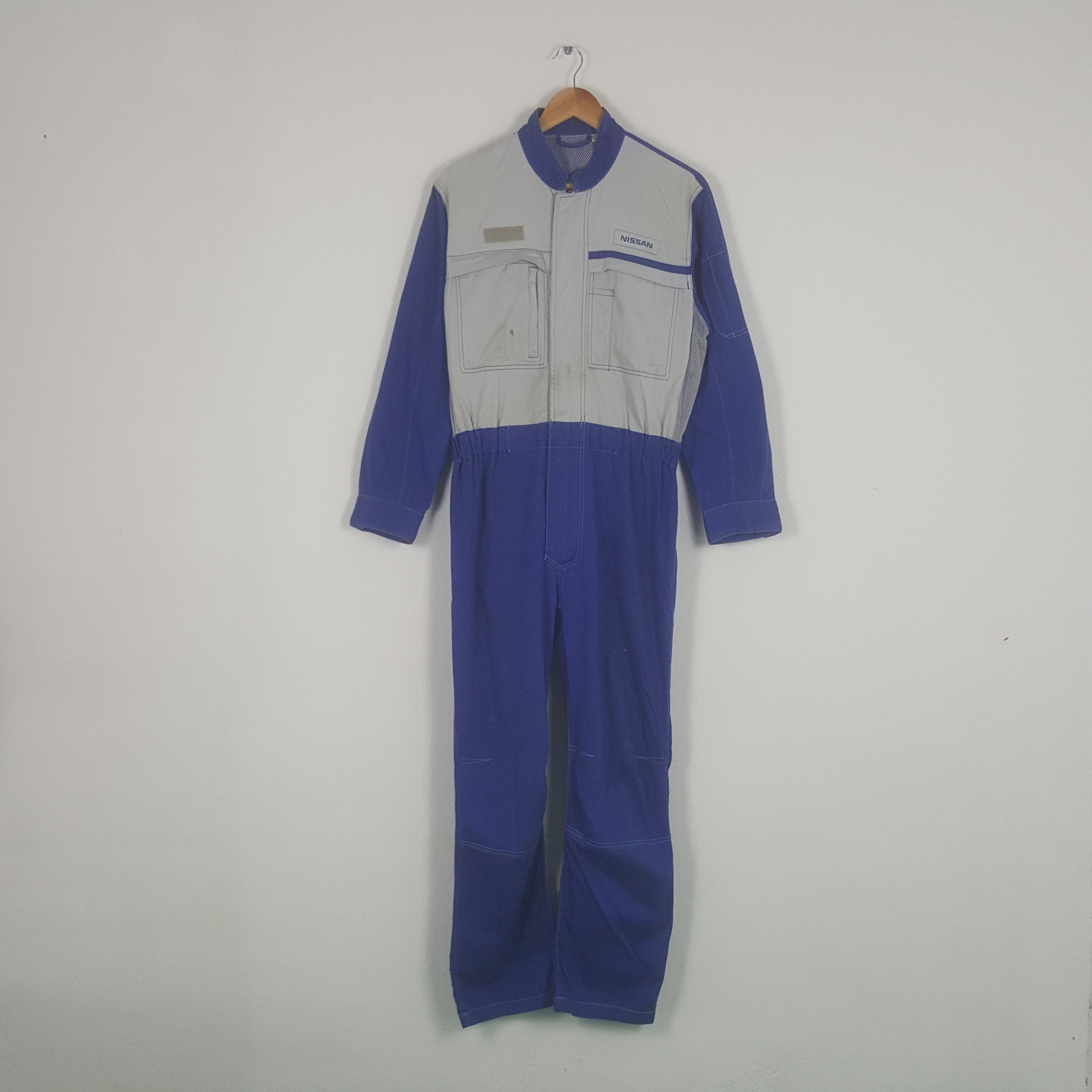 Japanese Brand × Vintage Vintage Nissan Japanese Racing Team Worker Coverall Jacket Size US S / EU 44-46 / 1 - 4 Thumbnail