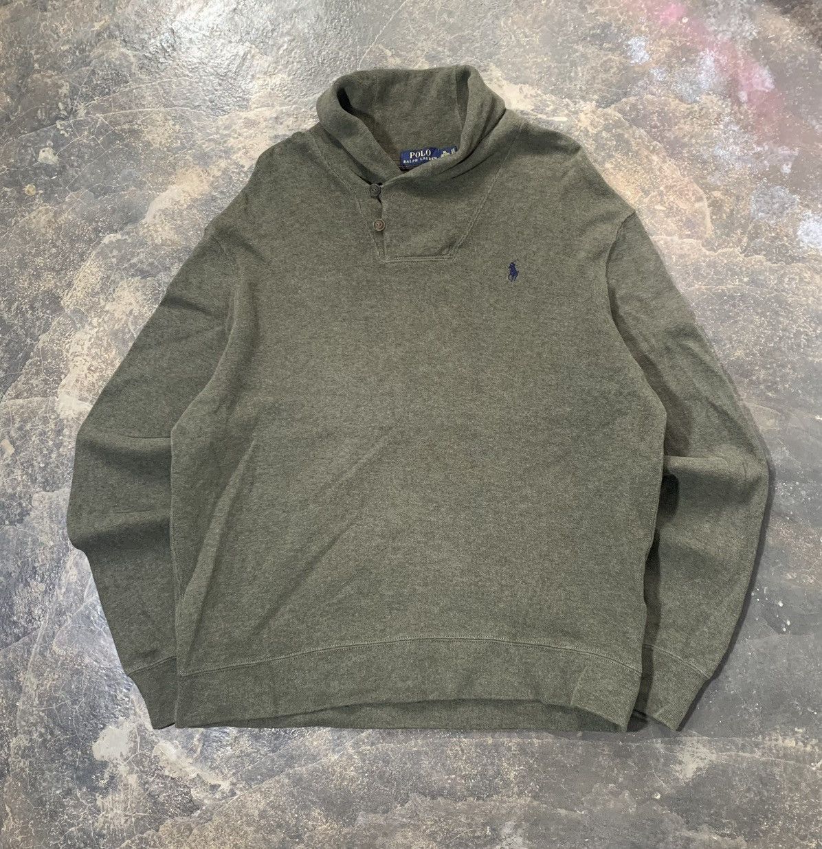 Polo Ralph Lauren Polo Ralph Lauren half button sweatshirt Size US XL / EU 56 / 4 - 1 Thumbnail