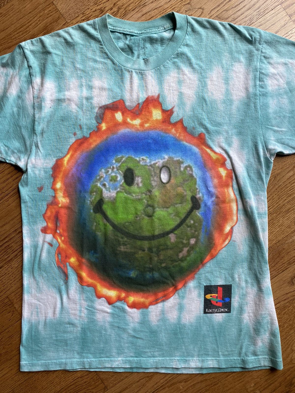 Playstation × Travis Scott Travis Cactus Jack Fortnite Tie Dye Tee Sz M Size US M / EU 48-50 / 2 - 1 Thumbnail