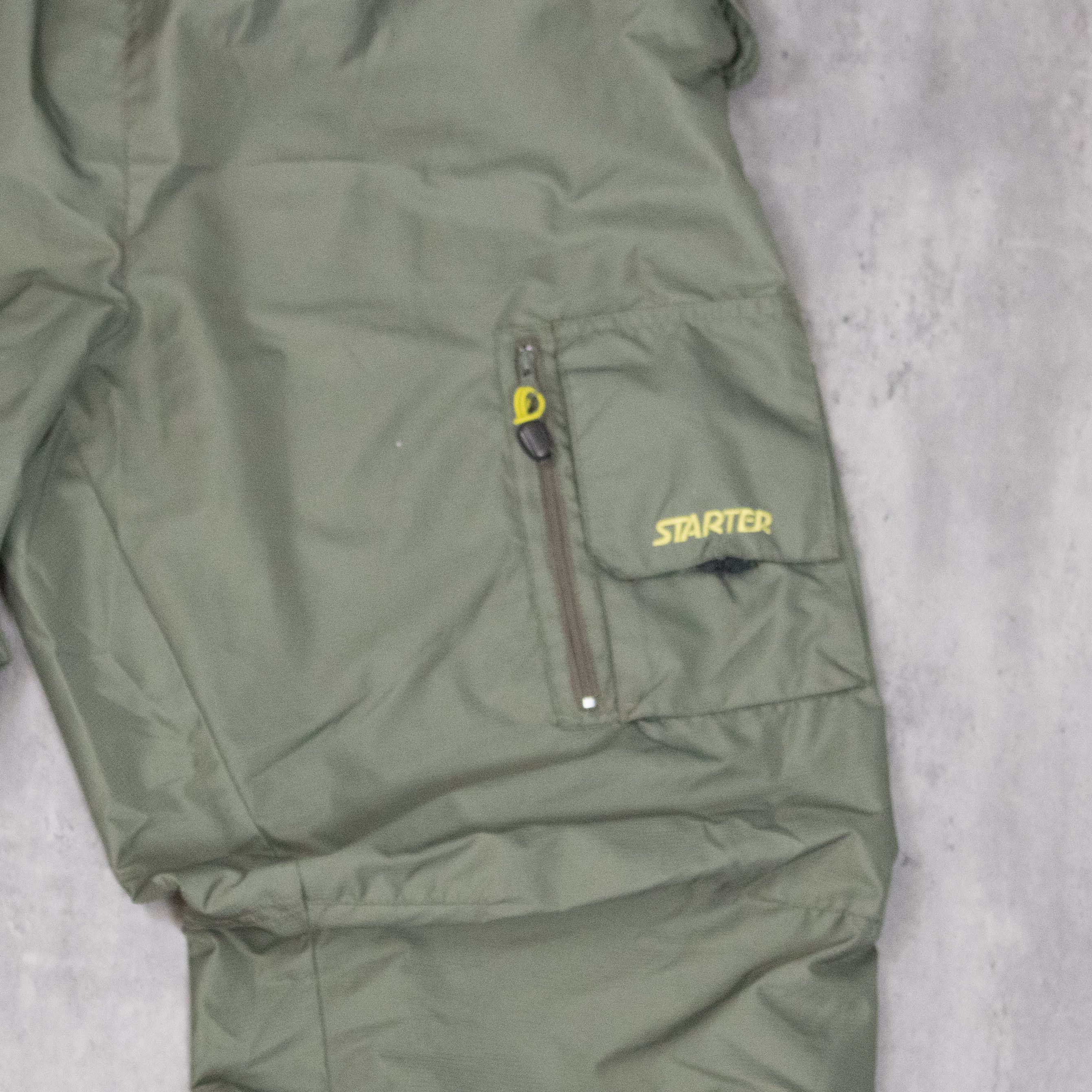 Starter Y2K 2000s Starter Baggy Relax Cargo Green Pant’s Size US 32 / EU 48 - 8 Thumbnail