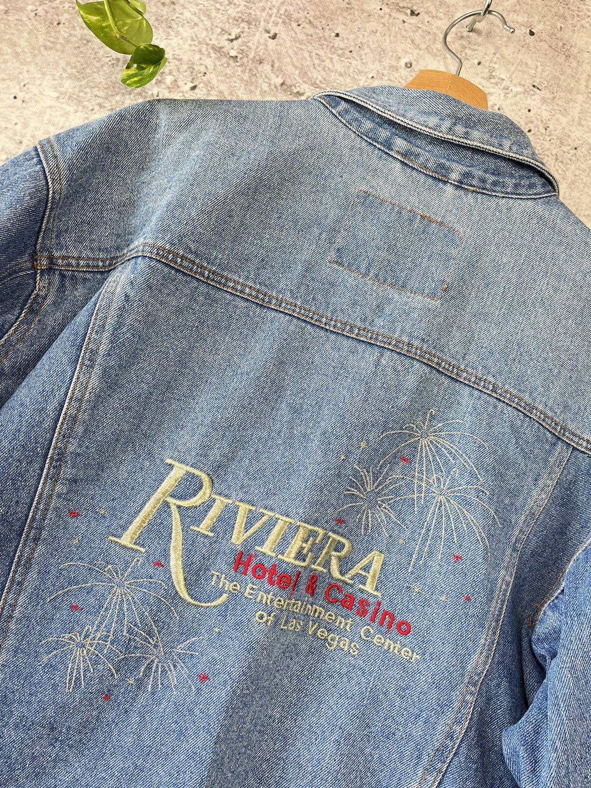 Vintage Las Vegas Riviera Casino Emroidered Denim Jacket M Size US M / EU 48-50 / 2 - 7 Thumbnail