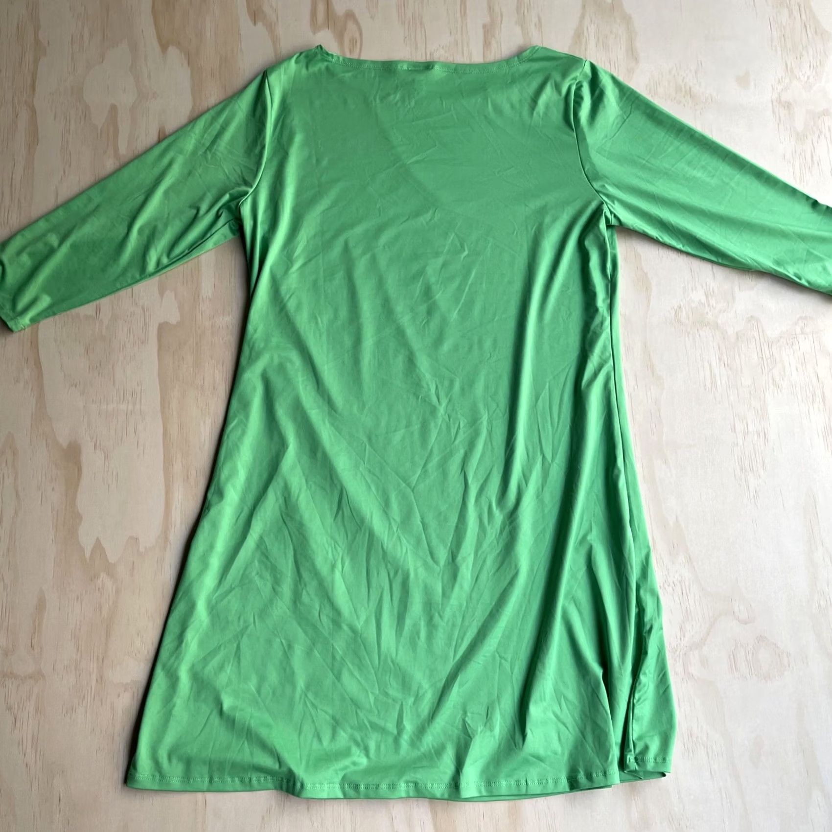 Nautica Nautica Dress Womens L Green 3/4 Sleeve T-Shirt Shift Nautical Logo Casual Dress Size L / US 10 / IT 46 - 4 Thumbnail