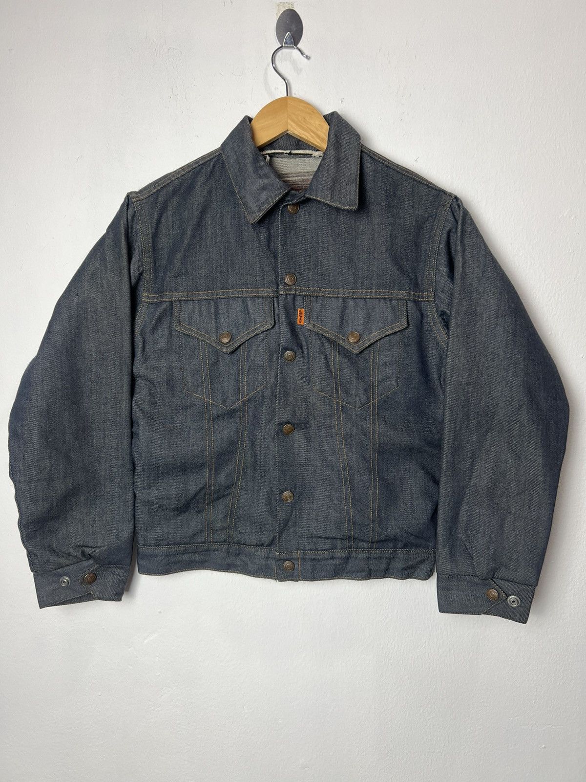 Levi's Vintage Clothing Vintage 70s Levis Orange Tab Nankai Denim Jacket Size US S / EU 44-46 / 1 - 2 Thumbnail